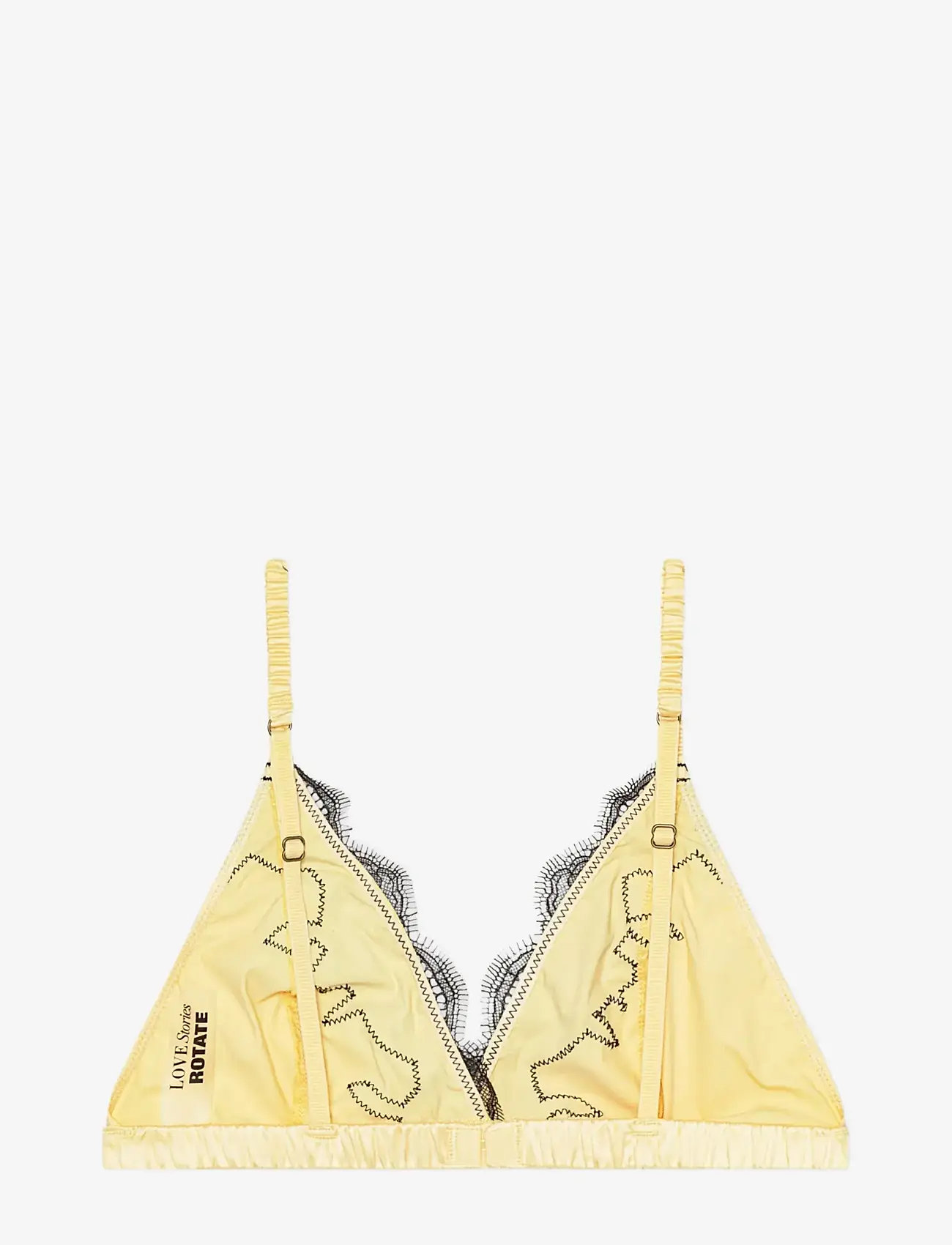 ROTATE Birger Christensen - Lace trim bralette - bralette - italian straw - 1