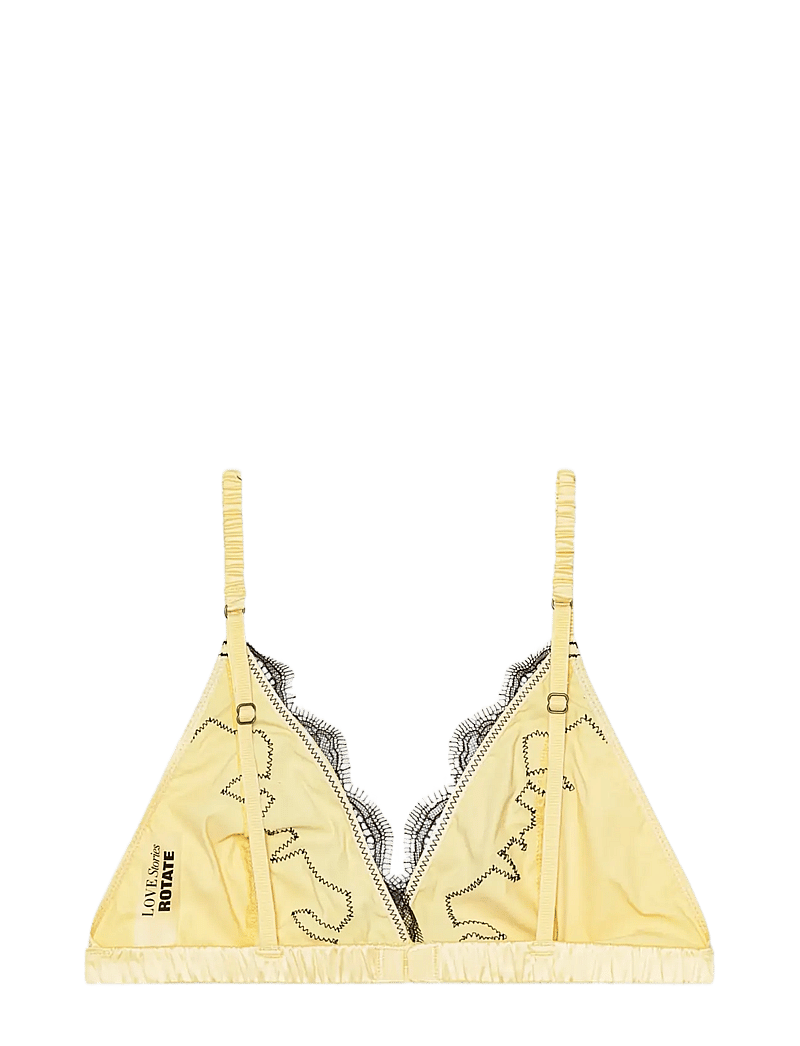 ROTATE Birger Christensen - Lace trim bralette - bralette - italian straw - 1