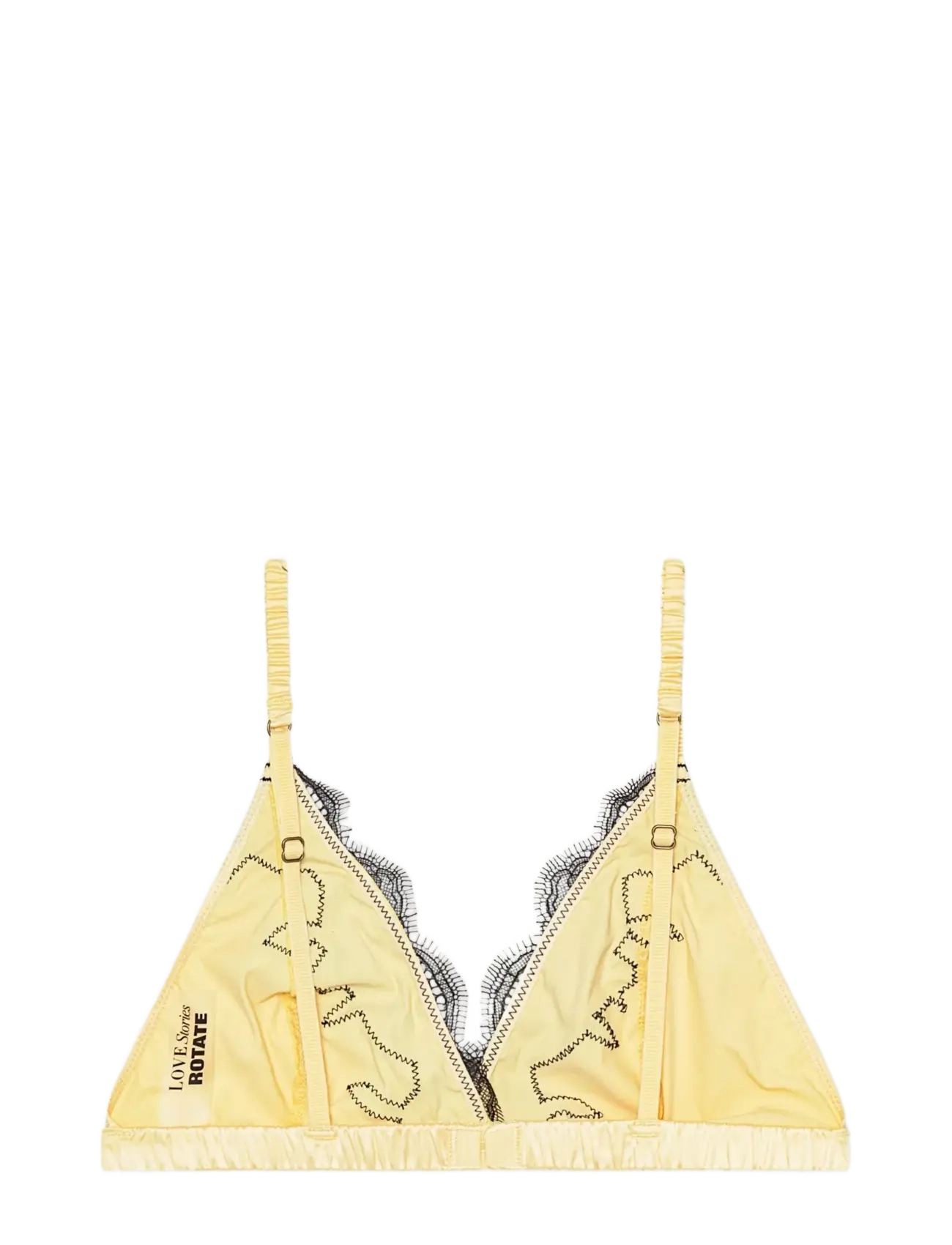 ROTATE - Lace trim bralette - bralette - italian straw - 1