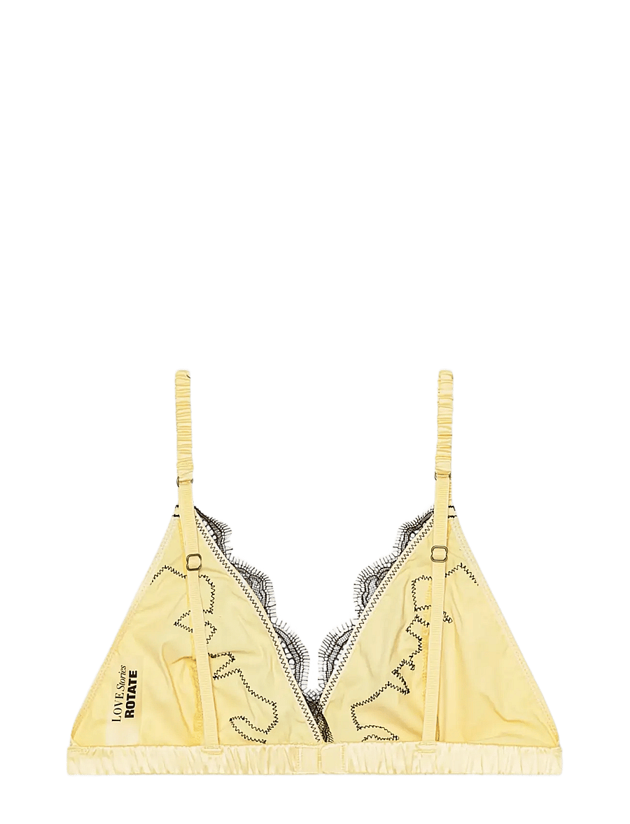 ROTATE - Lace trim bralette - bralette - italian straw - 1