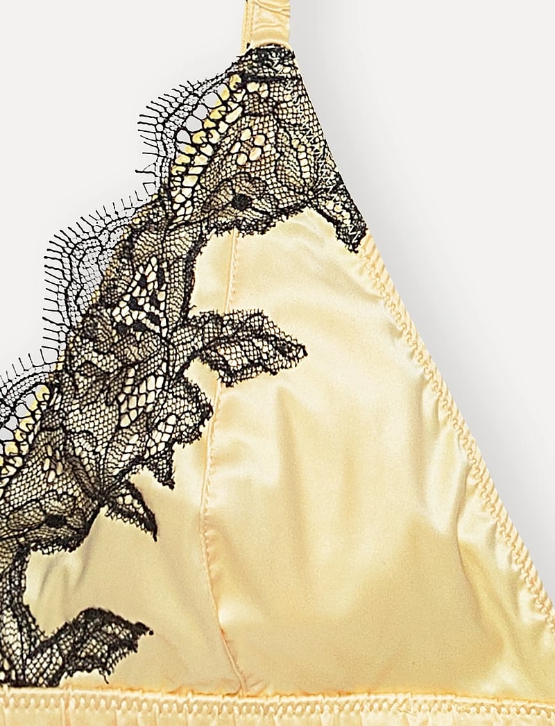 ROTATE Birger Christensen - Lace trim bralette - bralette - italian straw - 2