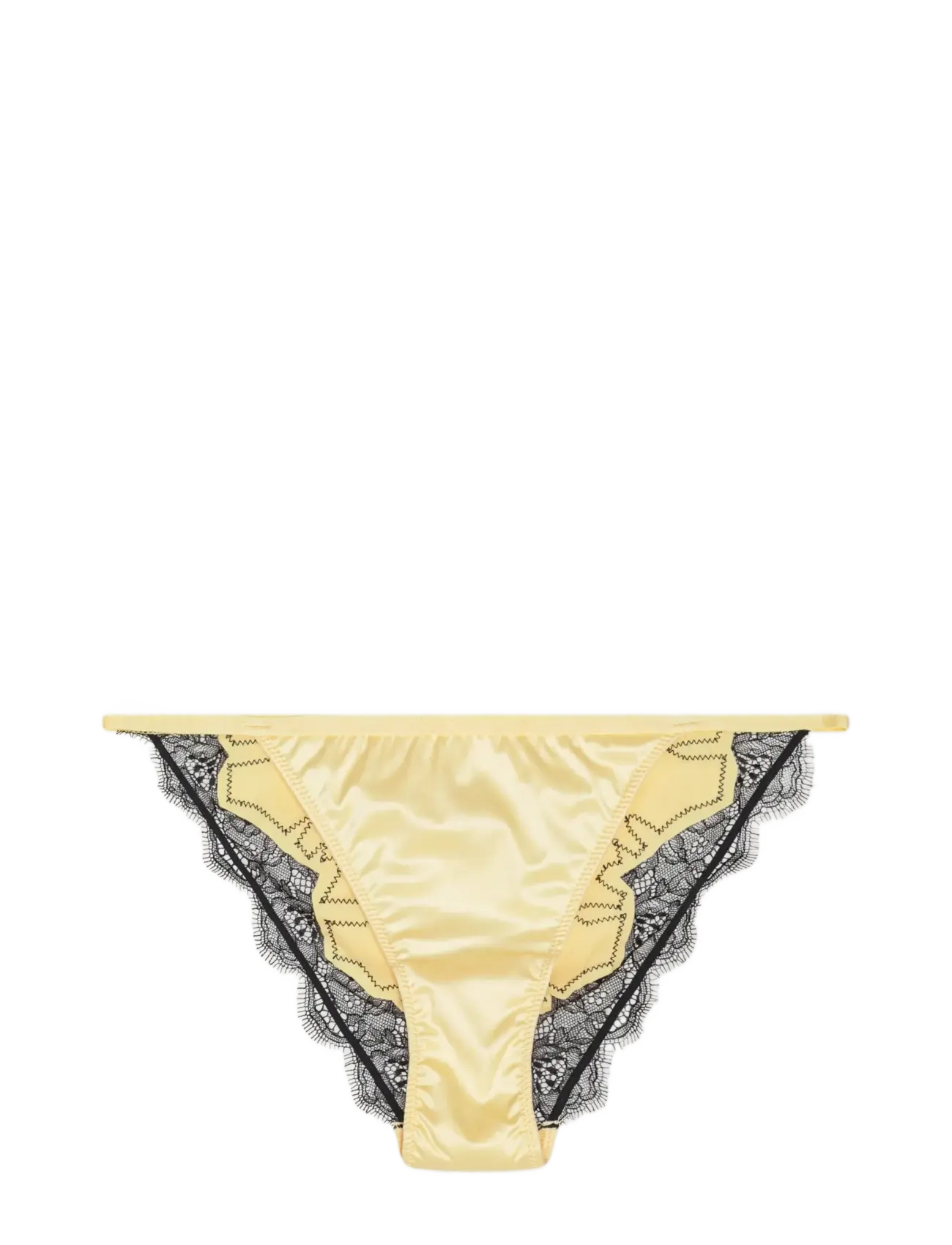 ROTATE Birger Christensen Lace trim brief - Neue Mode - ITALIAN STRAW / yellow