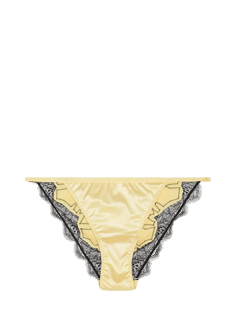 ROTATE Birger Christensen - Lace trim brief - püksikud - italian straw - 0