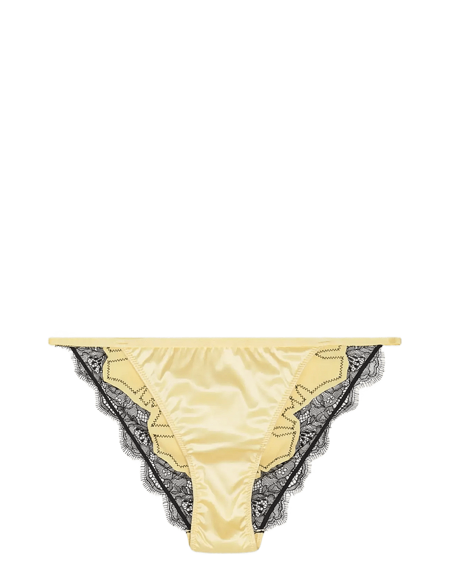ROTATE - Lace trim brief - briefs - italian straw - 0