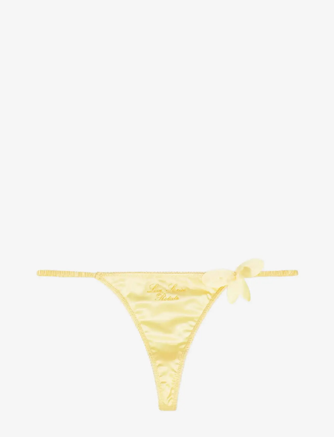 ROTATE Birger Christensen - Thong with mid-waist - stringid - italian straw - 0