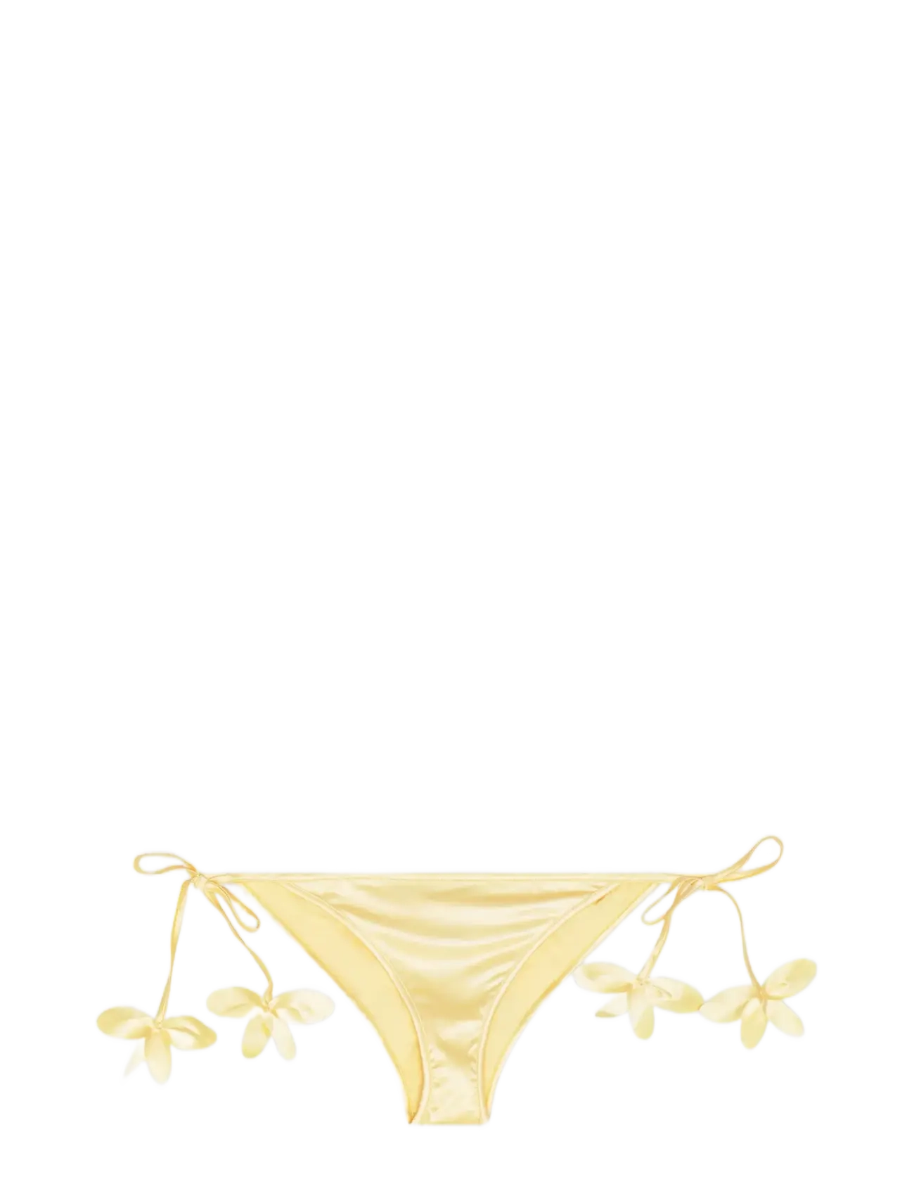 ROTATE Birger Christensen Mid-waist bikini briefs - Bademode - ITALIAN STRAW / yellow