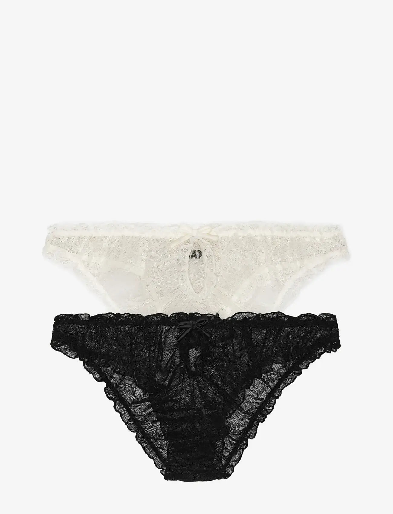ROTATE - 2 pack - Lace brief - briefs - black & white - love stories - 0