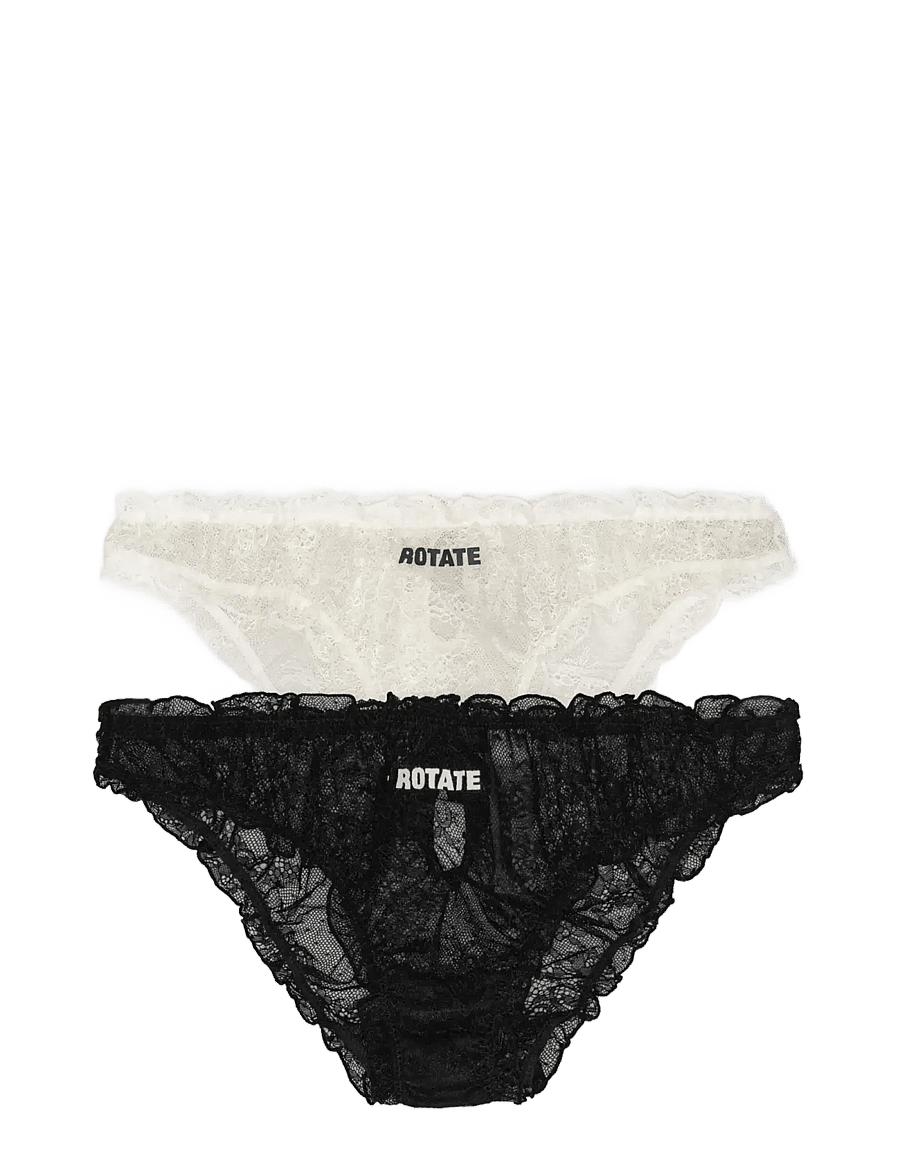 ROTATE - 2 pack - Lace brief - briefs - black & white - love stories - 1