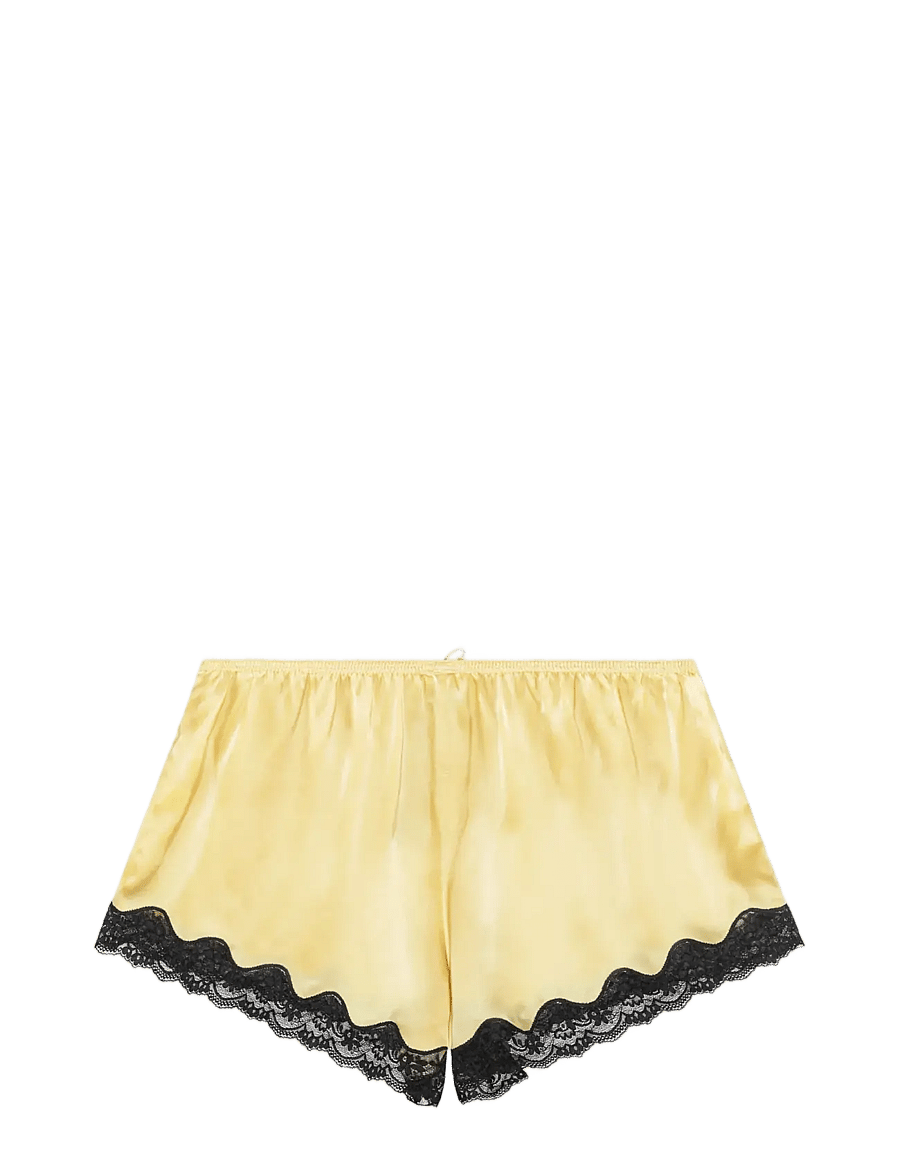 ROTATE - Shorts w. lace - nachtwäsche & loungewear - italian straw - 1