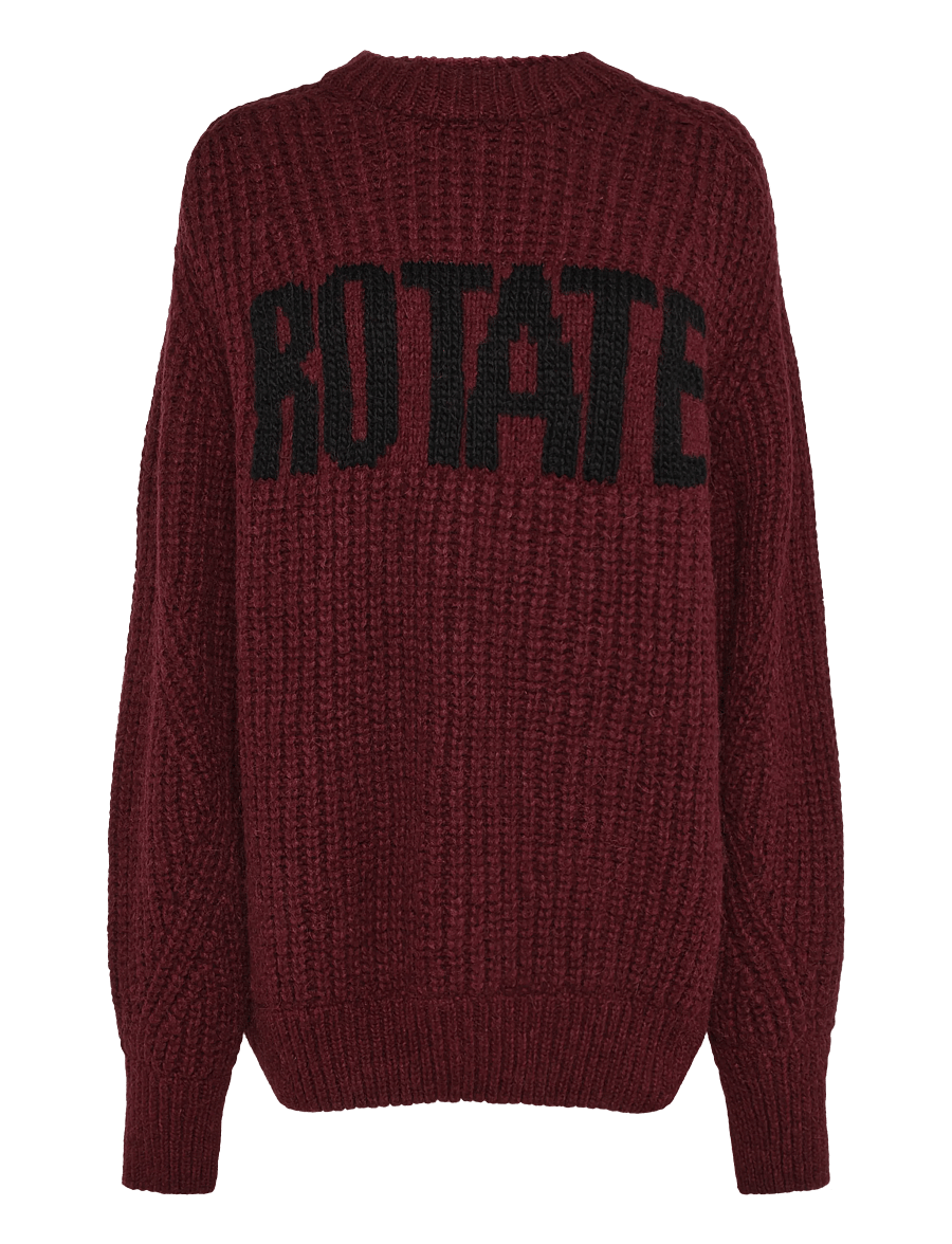 ROTATE - KNITTED LOGO SWEATER - kampsunid - winetasting - 0