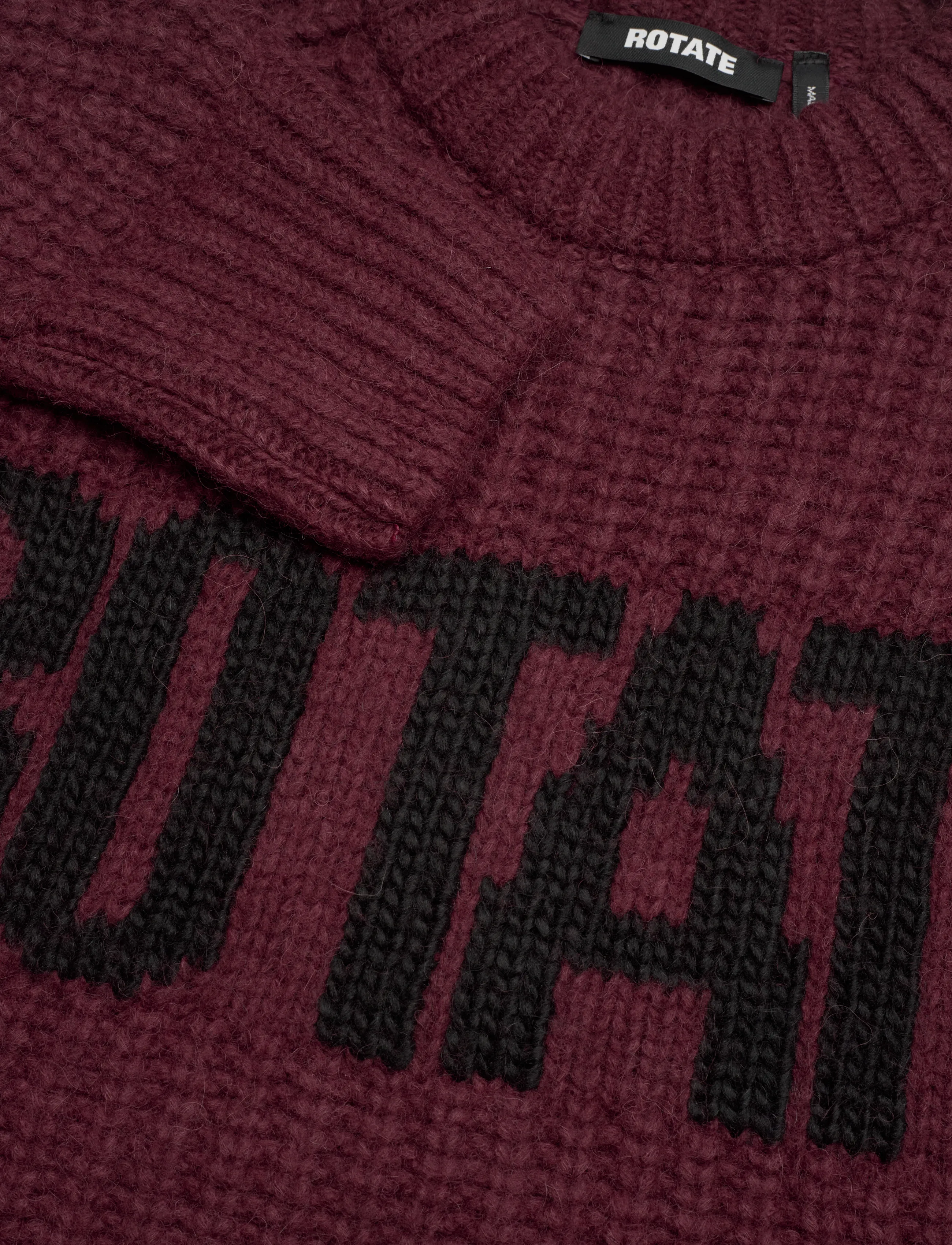ROTATE - KNITTED LOGO SWEATER - kampsunid - winetasting - 2