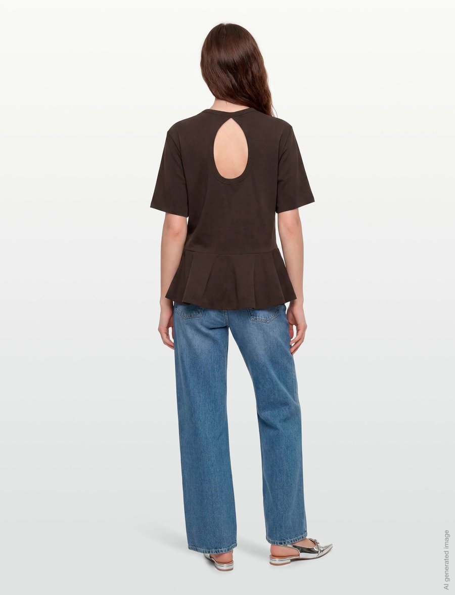 ROTATE - PEPLUM T-SHIRT - t-shirts - molÉ - 4
