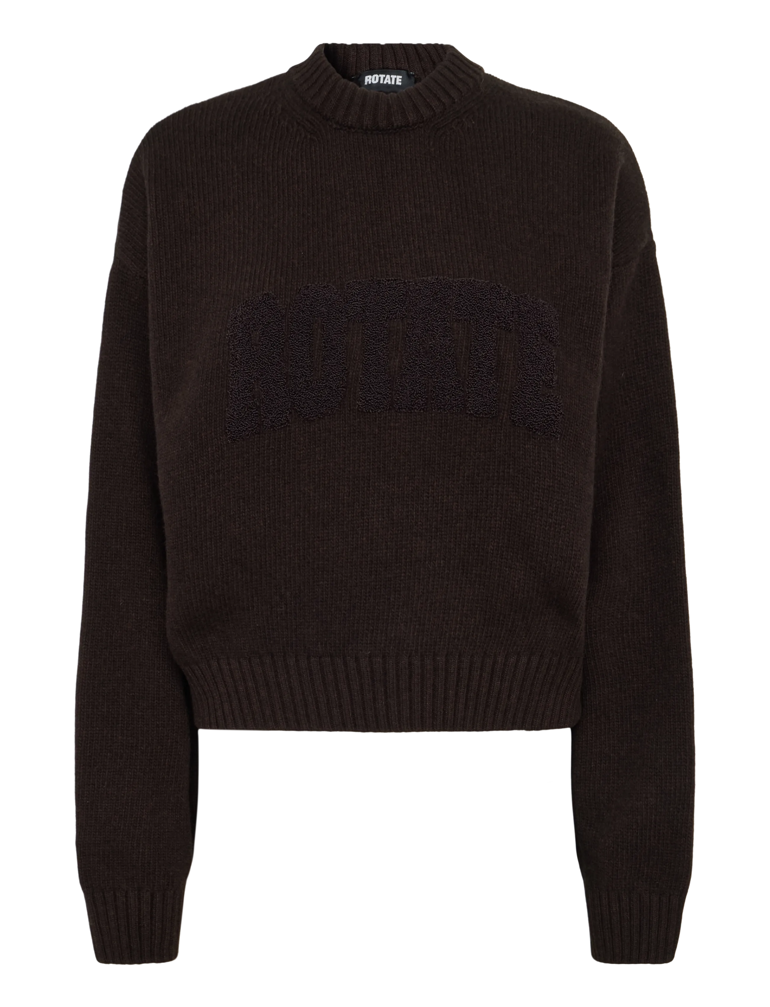 ROTATE CREWNECK SWEATER - Pullover - MOLÉ / brown