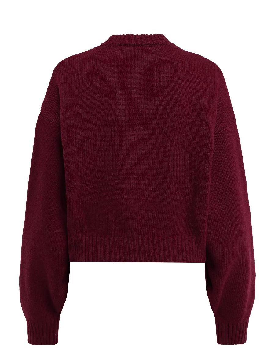 ROTATE - CREWNECK SWEATER - crop tops - zinfandel - 1