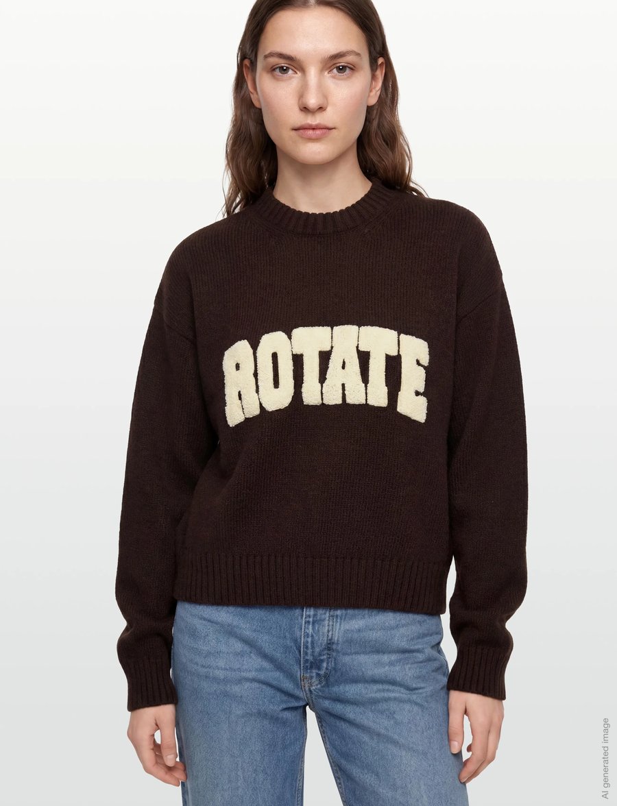 ROTATE - CREWNECK SWEATER - striktrøjer - molÉ comb. - 3