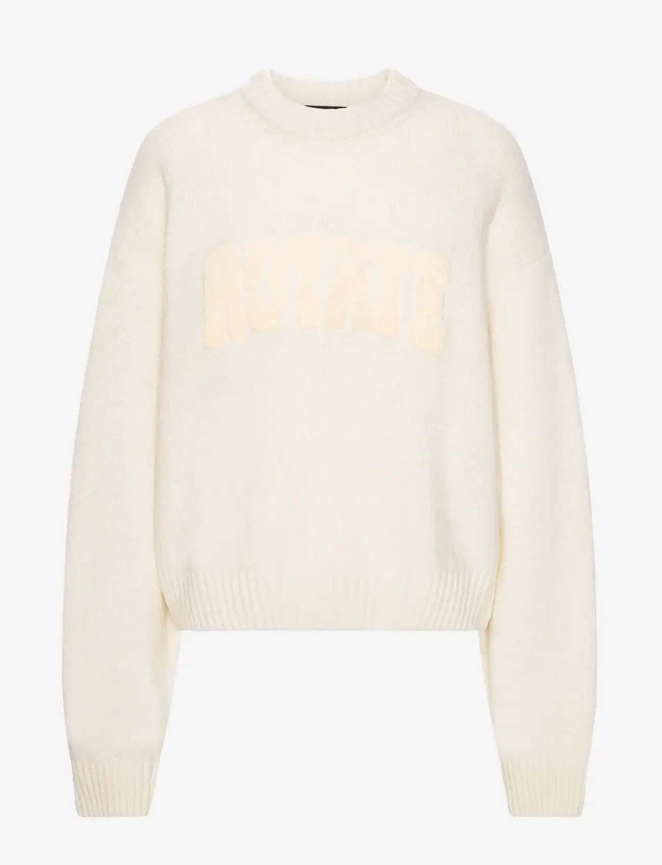 ROTATE - CREWNECK SWEATER - sviitrid - egret - 1