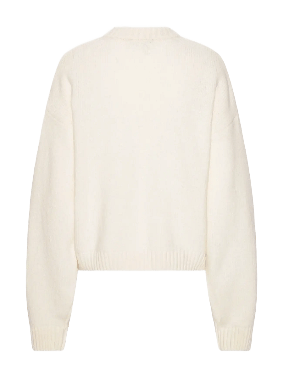 ROTATE - CREWNECK SWEATER - gebreide truien - egret - 2