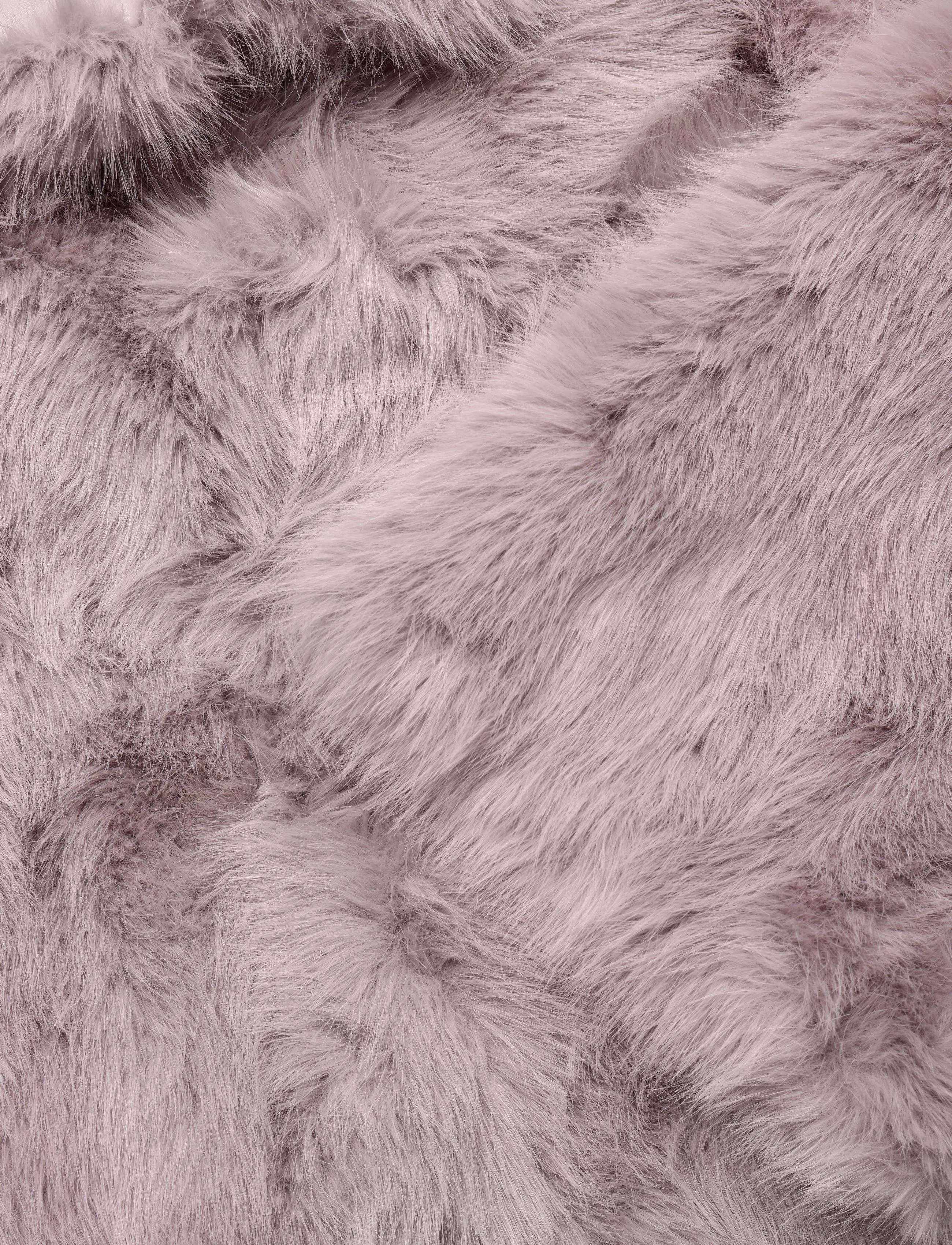 ROTATE - FAUX FUR FLARED JACKET - alloy (light gray) - 3