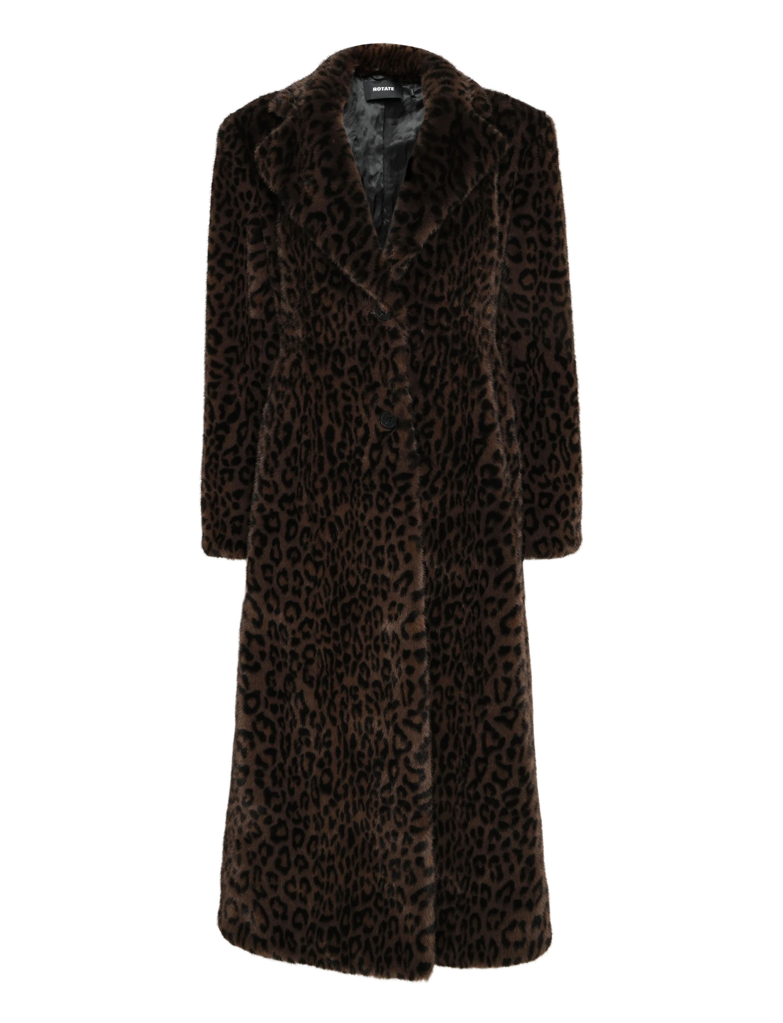 ROTATE FAUX FUR COAT - Jakker & Frakker - DESERT PALM COMB. / brown