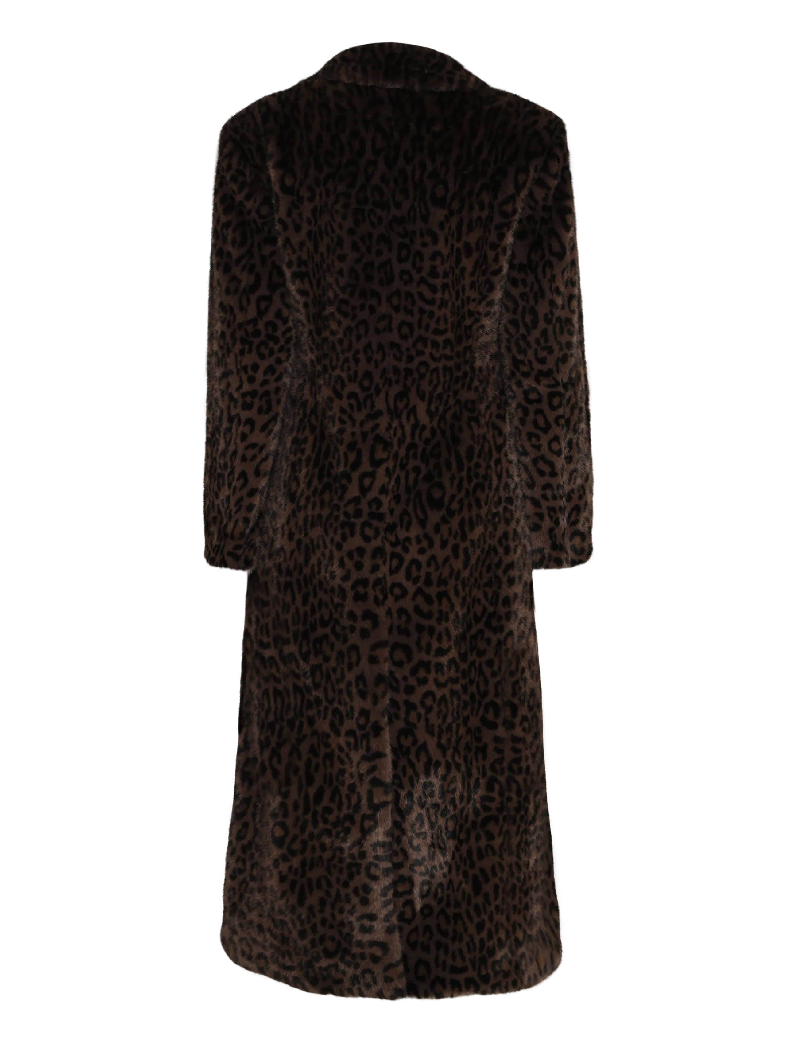 ROTATE - FAUX FUR COAT - desert palm comb. - 1