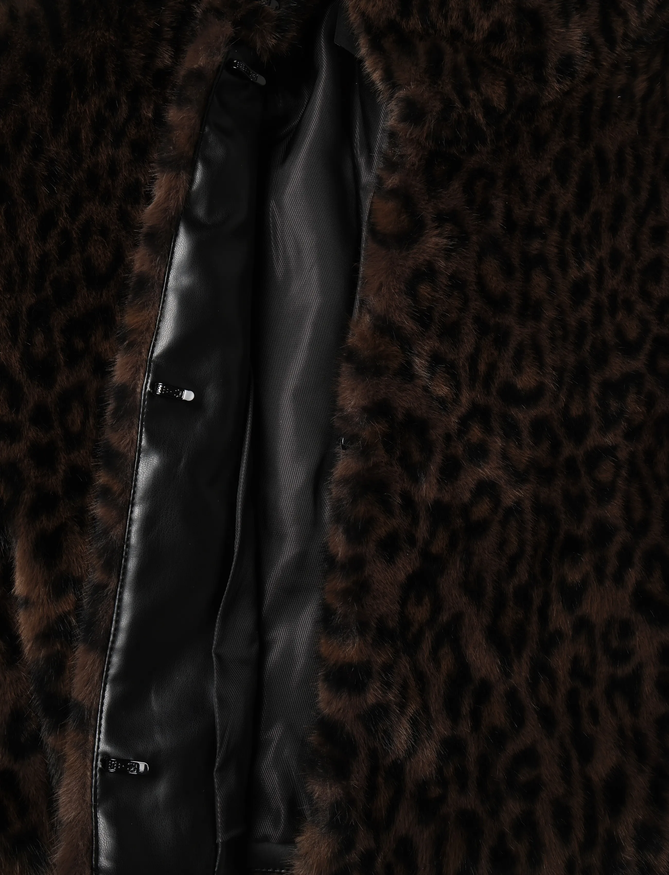 ROTATE - FAUX FUR CROP JACKET - desert palm comb. - 4