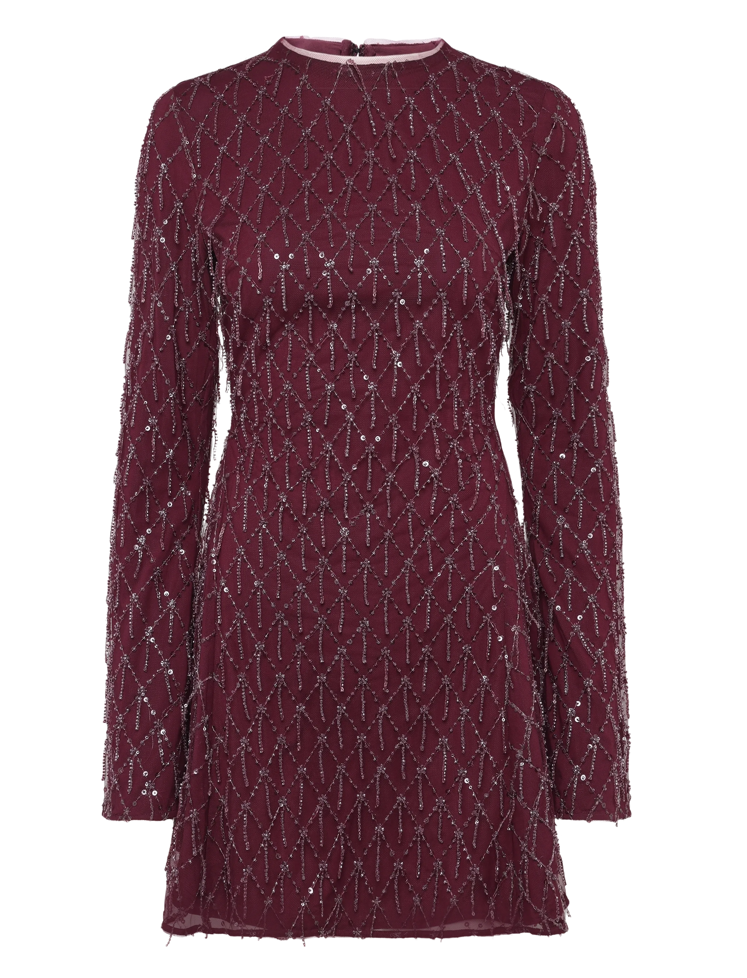 ROTATE - SEQUINS MINI FLARED DRESS - sequin dresses - winetasting - 1