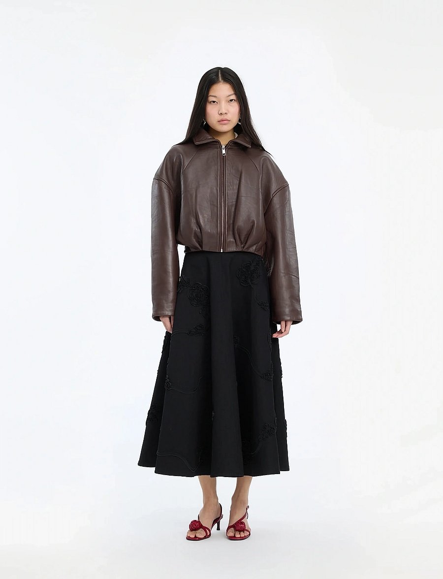 ROTATE - BONDED LEATHER JACKET - molÉ - 0