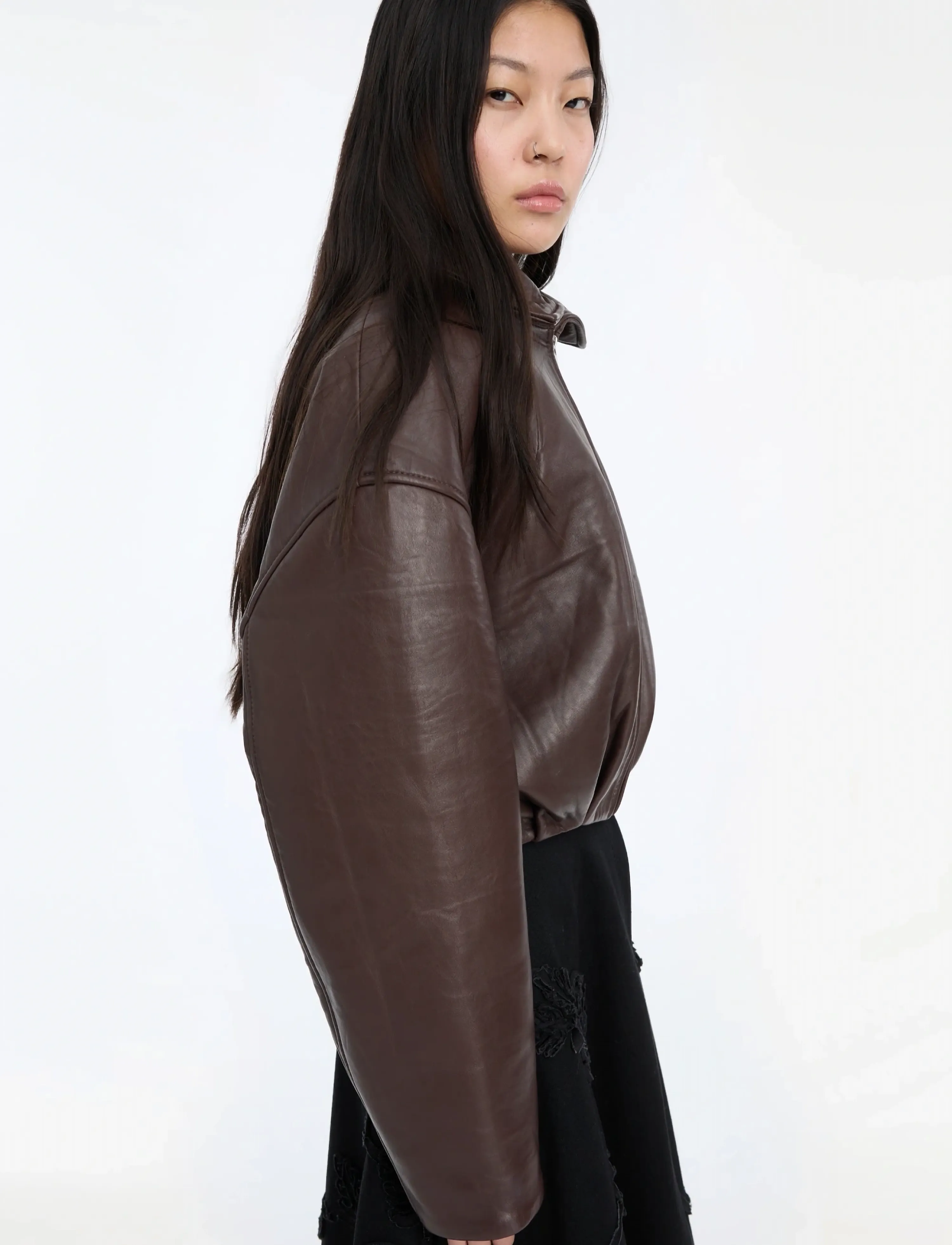 ROTATE - BONDED LEATHER JACKET - molÉ - 3
