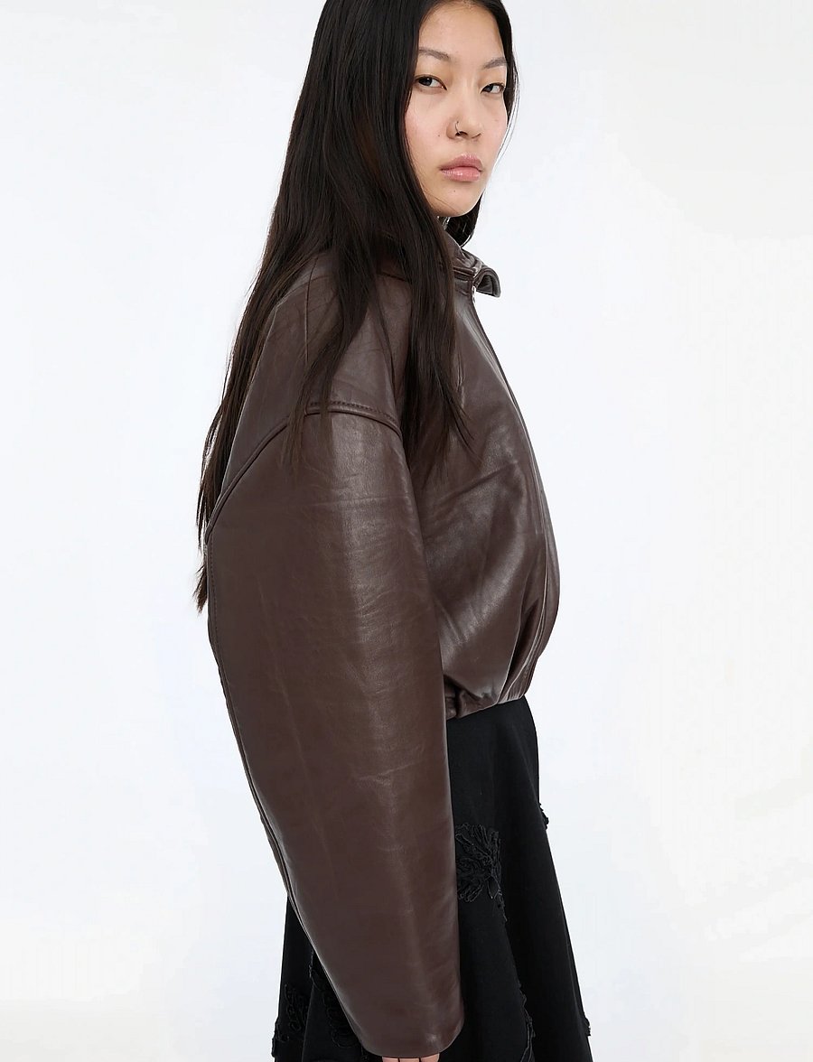 ROTATE - BONDED LEATHER JACKET - molÉ - 3