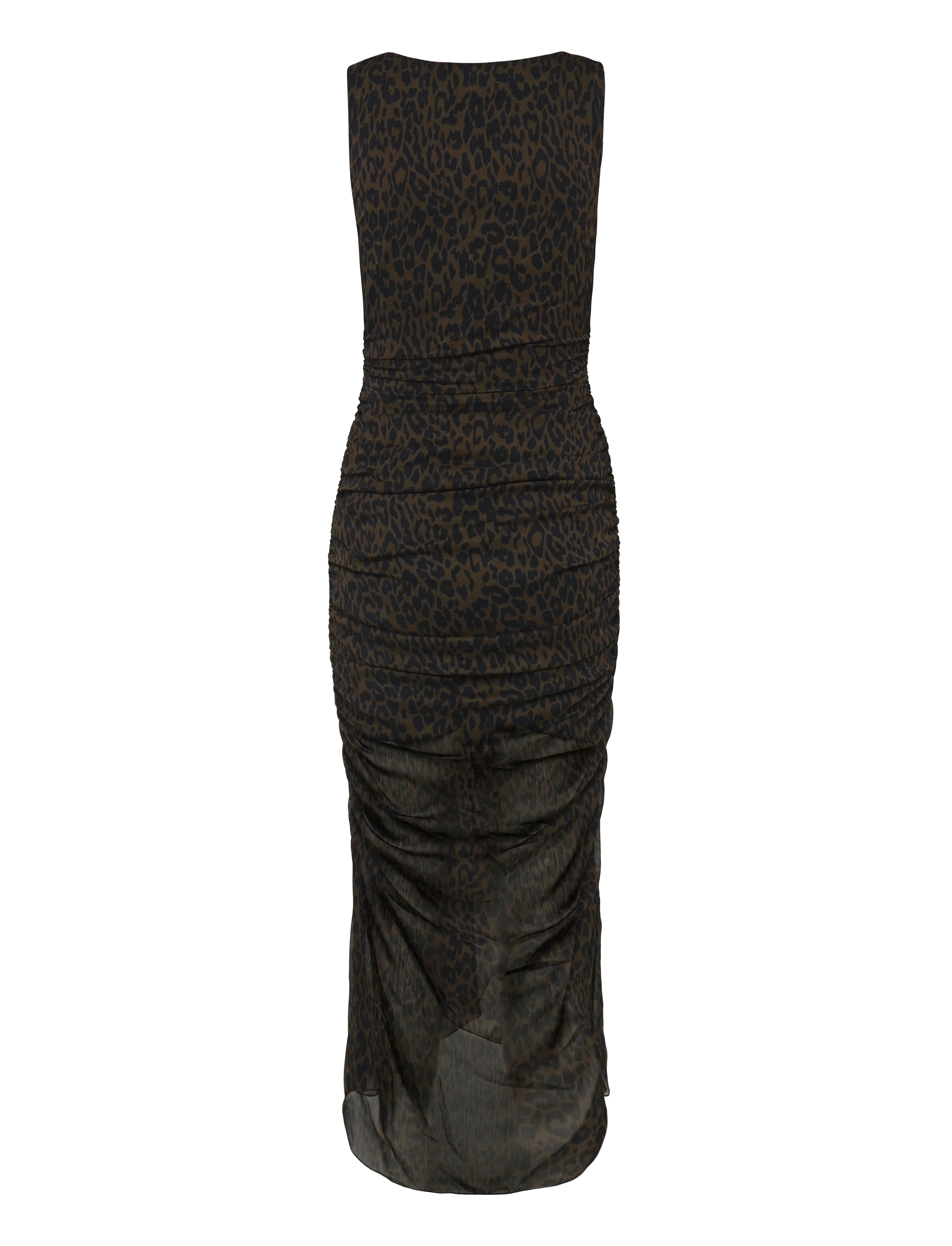 ROTATE - RUCHED MIDI DRESS - molÉ comb. - 2