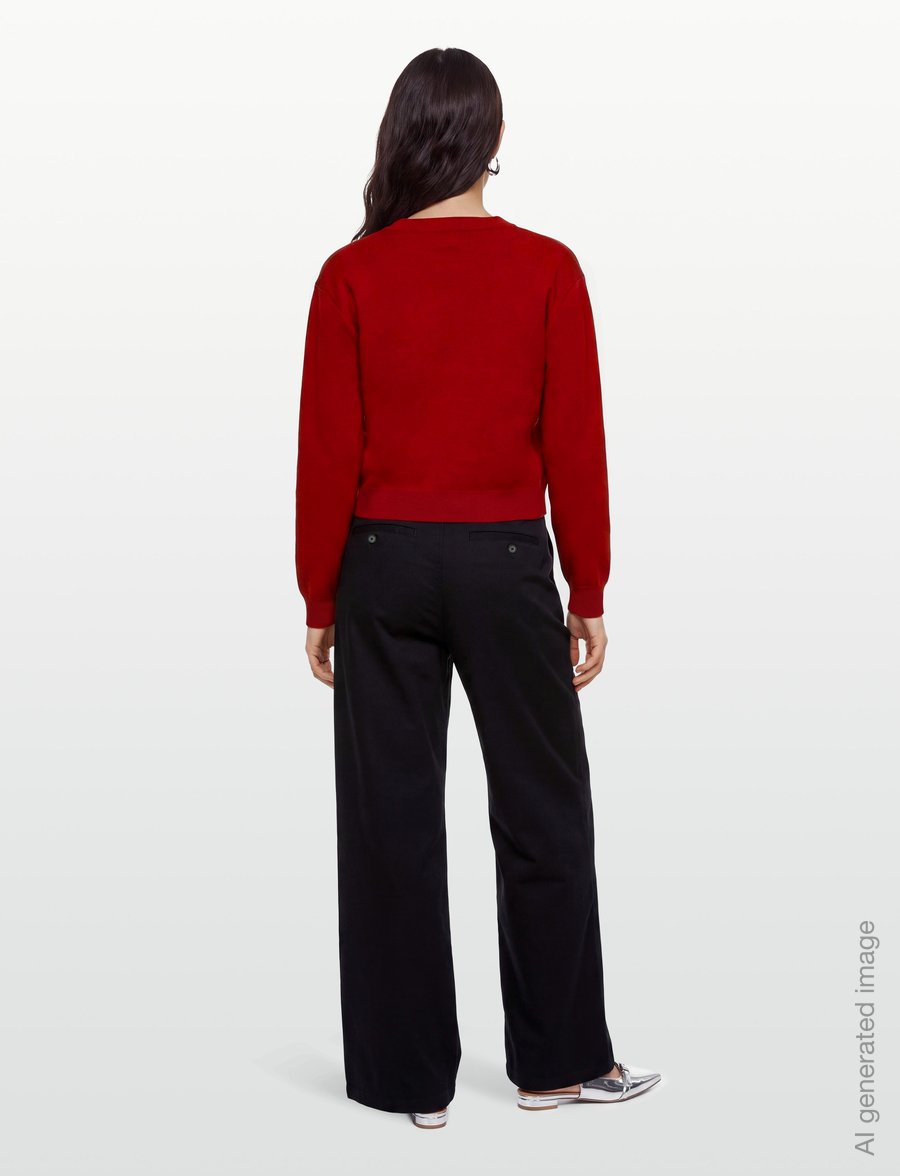 ROTATE - FIRM KNIT CARDIGAN - koftor - scooter red - 4