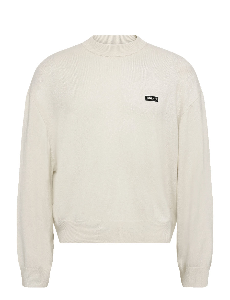 ROTATE - OVERSIZED KNIT PULLOVER - egret - 0