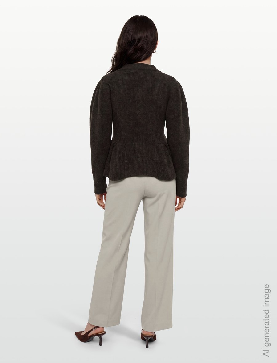 ROTATE - KNIT PEPLUM CARDIGAN - strickjacken - molÉ - 4