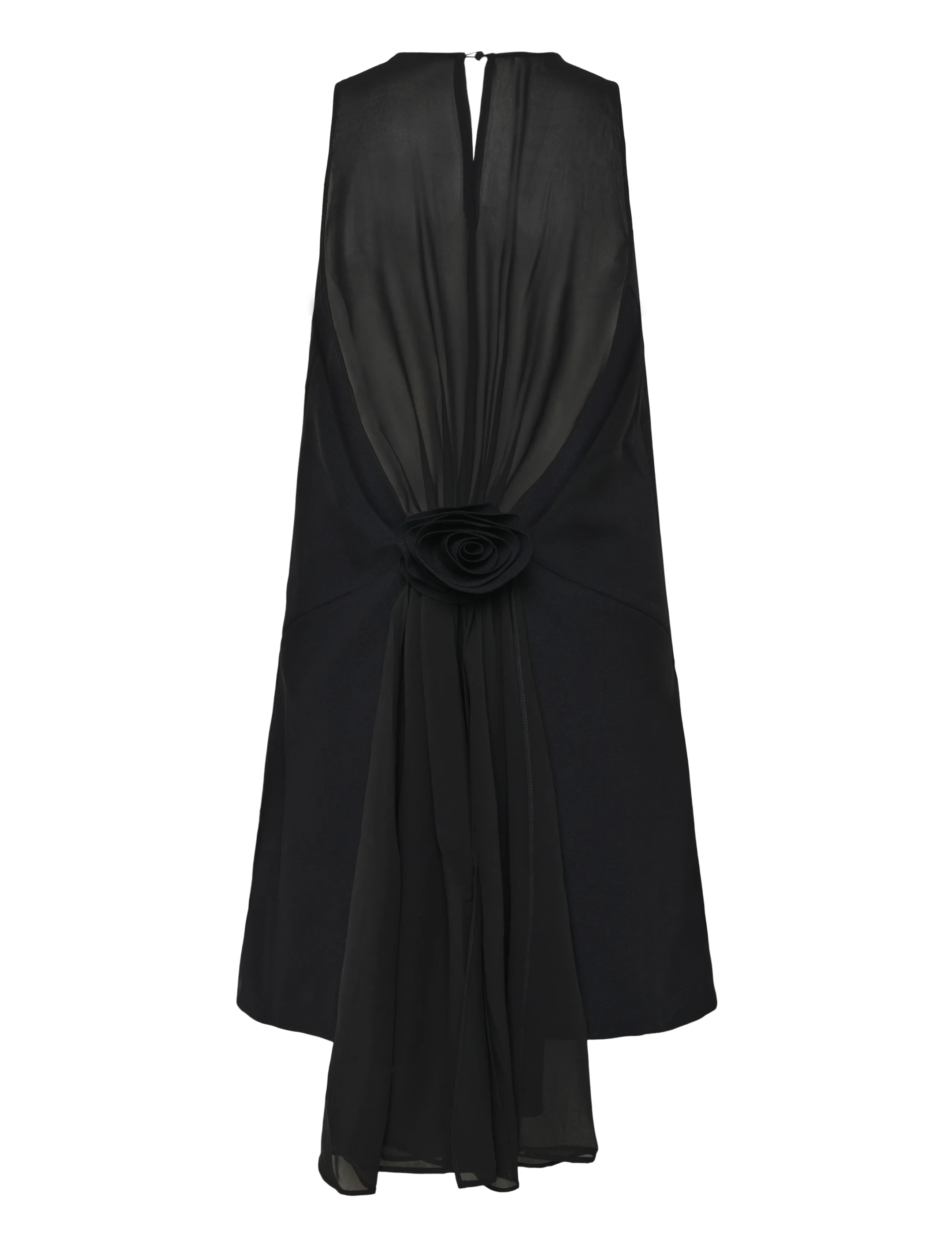 ROTATE - CREPE MINI A-LINE DRESS - black - 1