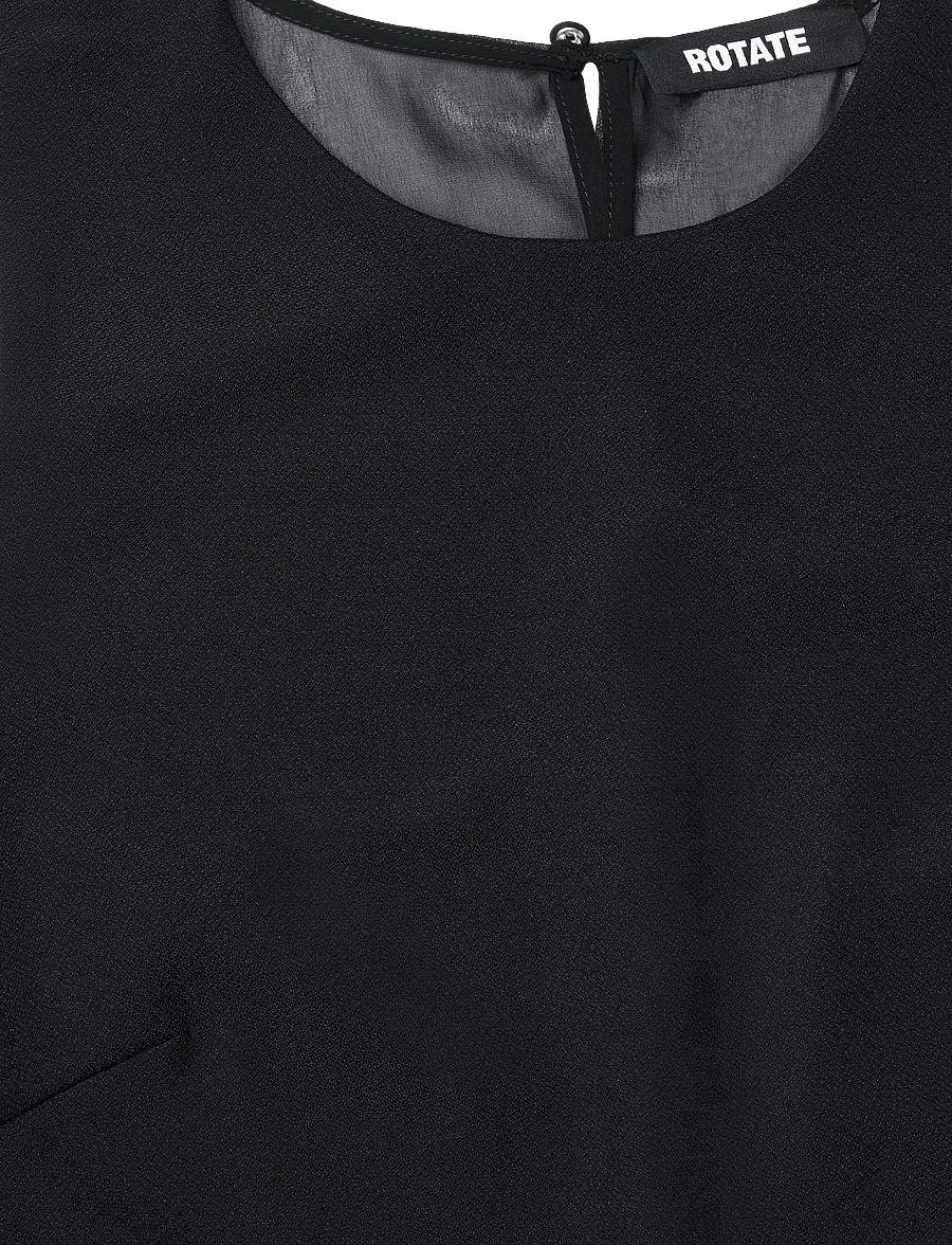 ROTATE - CREPE MINI A-LINE DRESS - black - 2