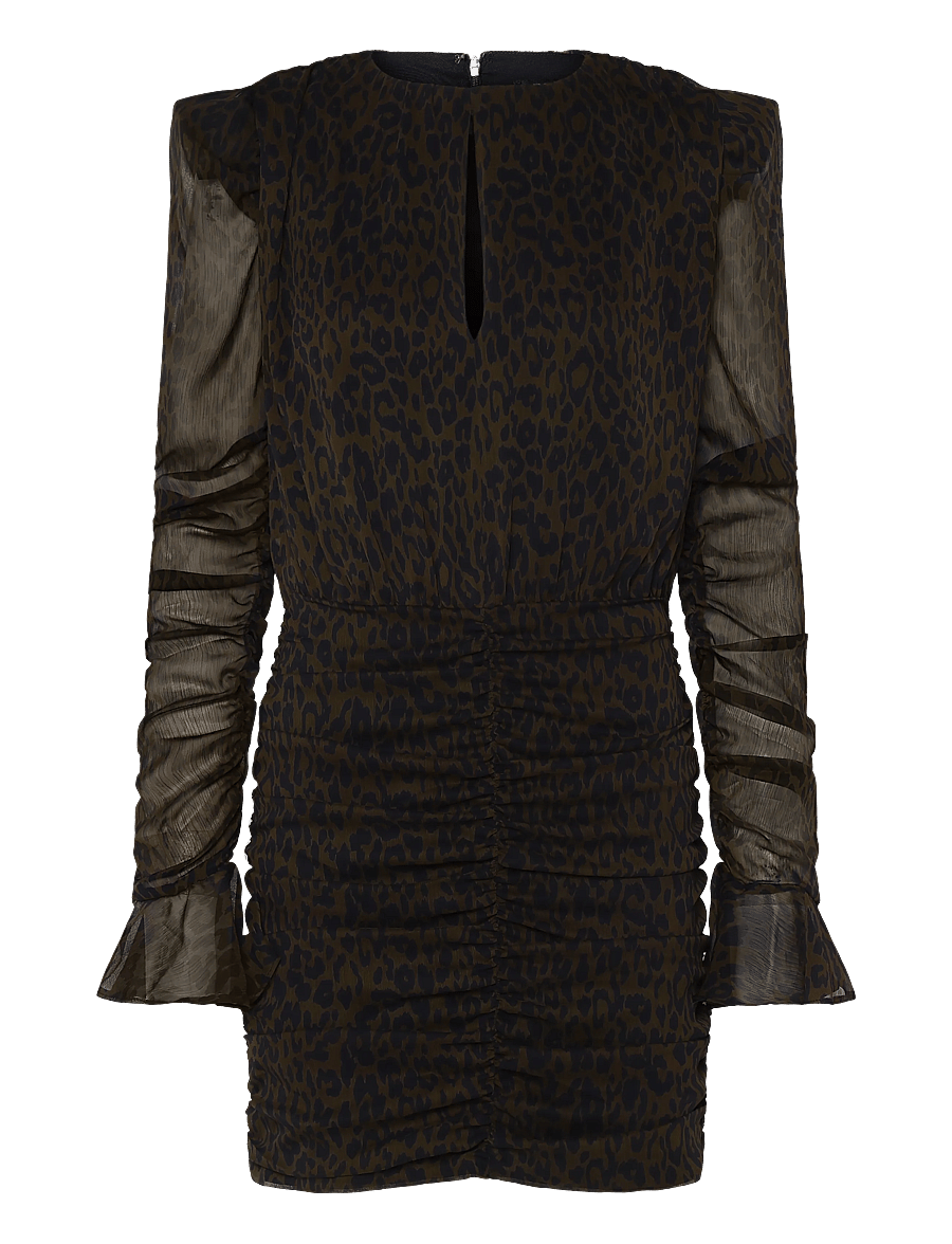 ROTATE - RUCHED FLOWER MINI DRESS - molÉ comb. - 0