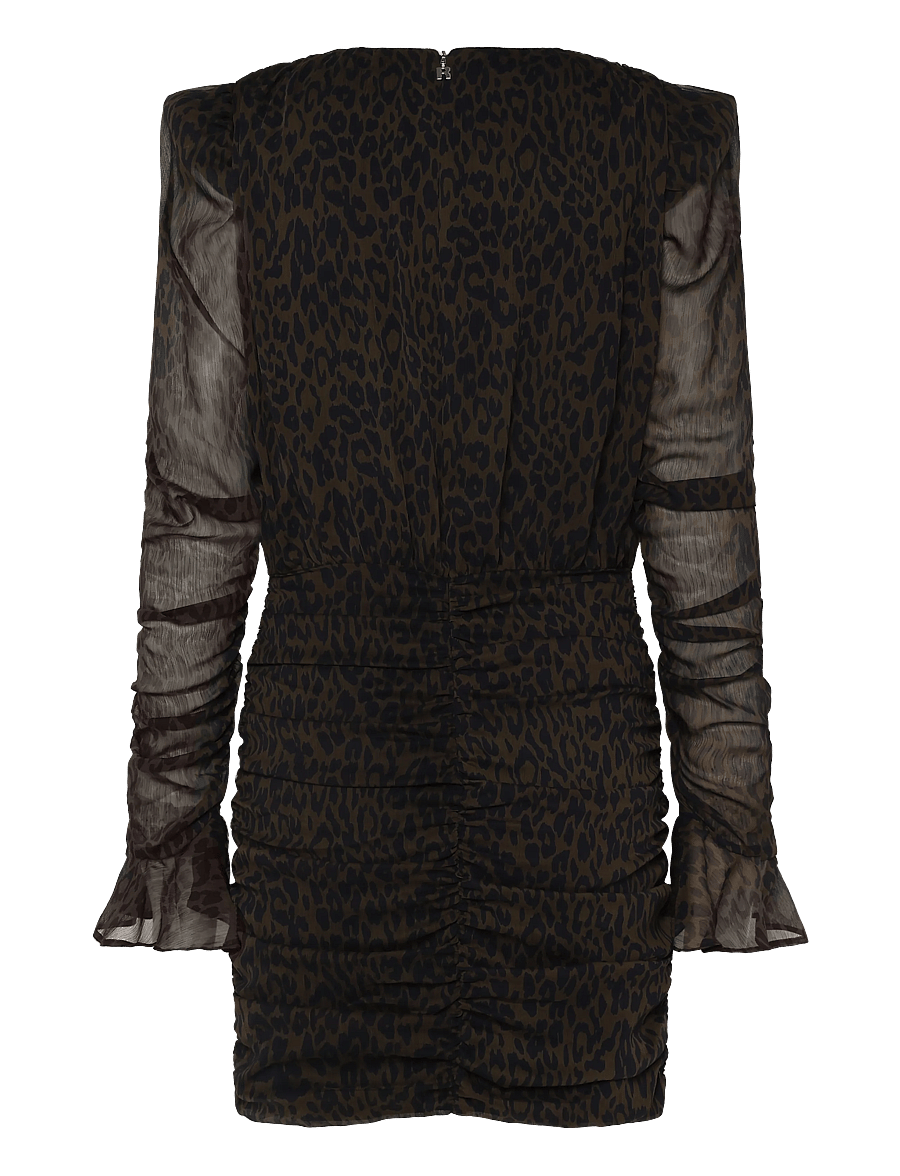 ROTATE - RUCHED FLOWER MINI DRESS - molÉ comb. - 1
