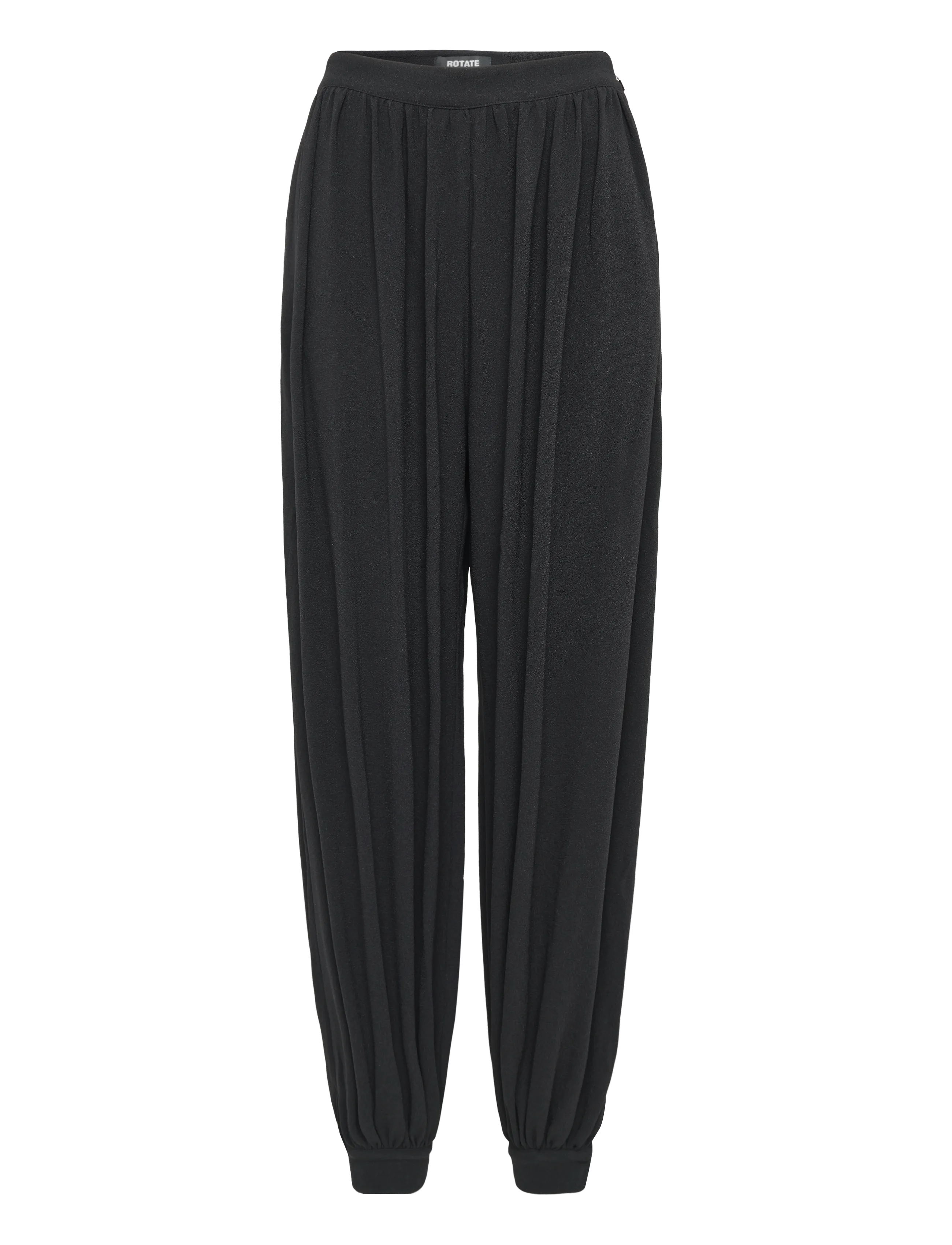 ROTATE BALLOON PLEATED PANTS - Barrel-bukser - BLACK / black