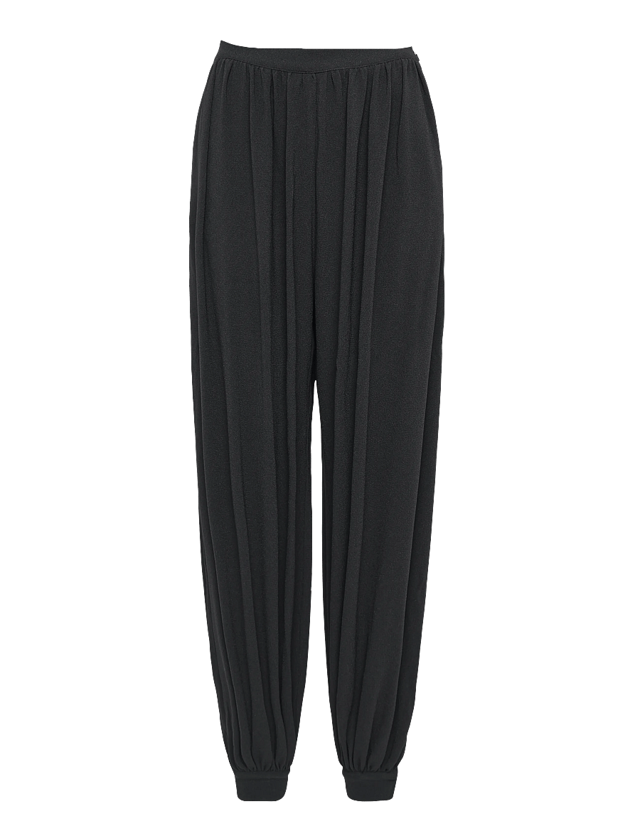 ROTATE - BALLOON PLEATED PANTS - black - 1