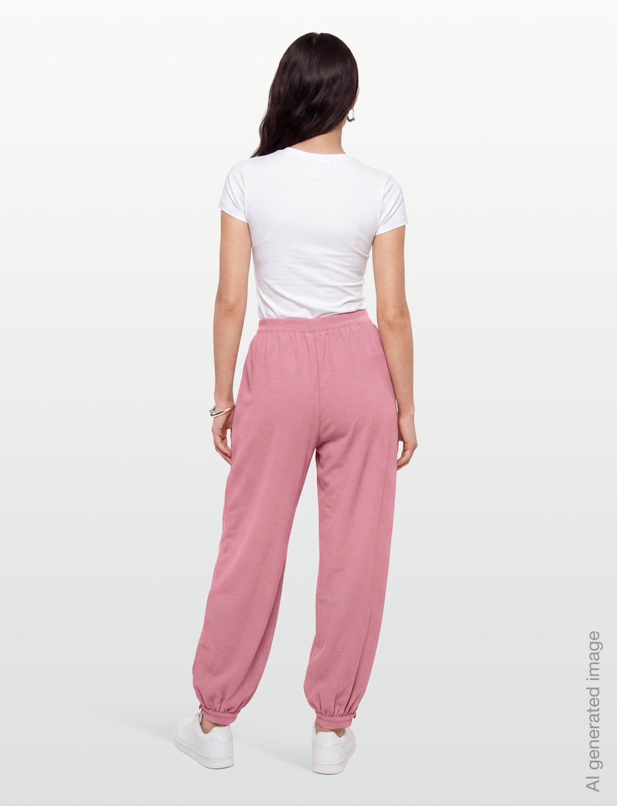 ROTATE - BALLOON PLEATED PANTS - barrel trousers - lilas - 4