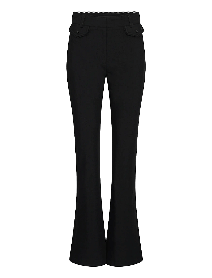 ROTATE - FLARED PANTS - black - 0