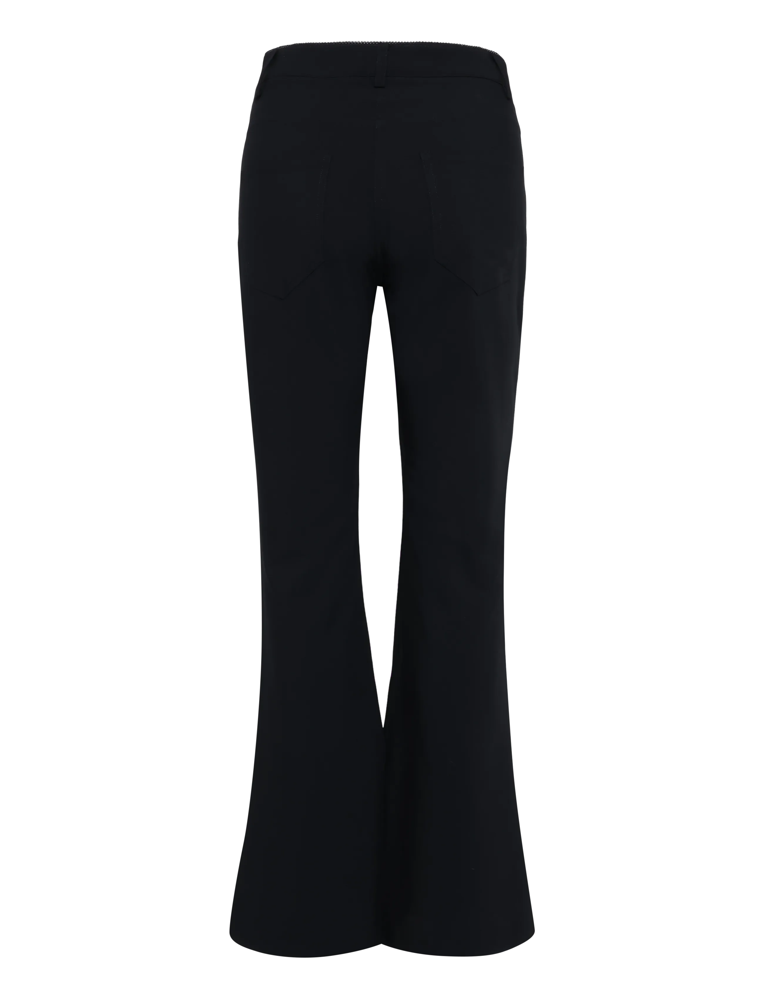 ROTATE - FLARED PANTS - utsvängda byxor - black - 2