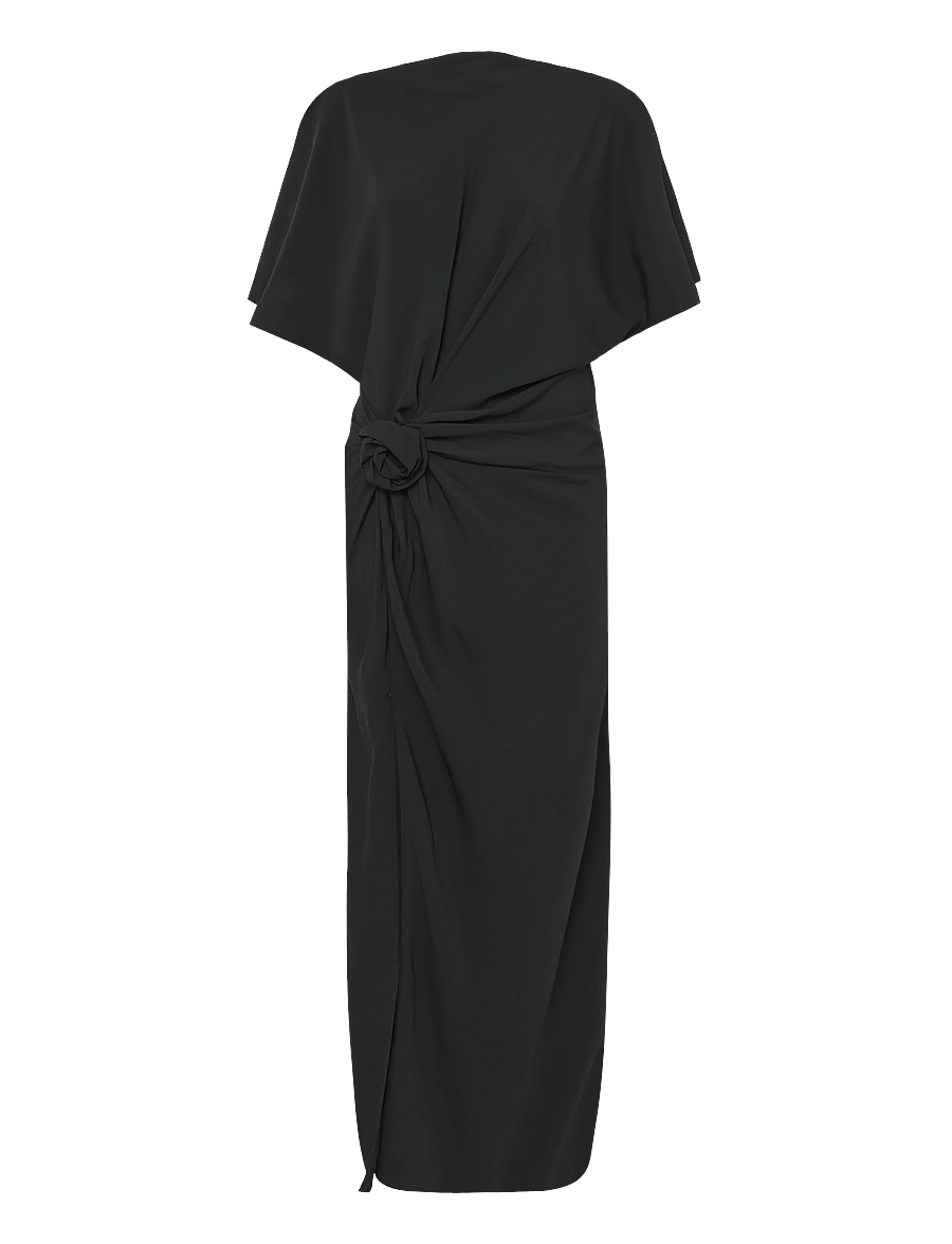 ROTATE - MAXI SLIT DRESS - maksikleidid - black - 1