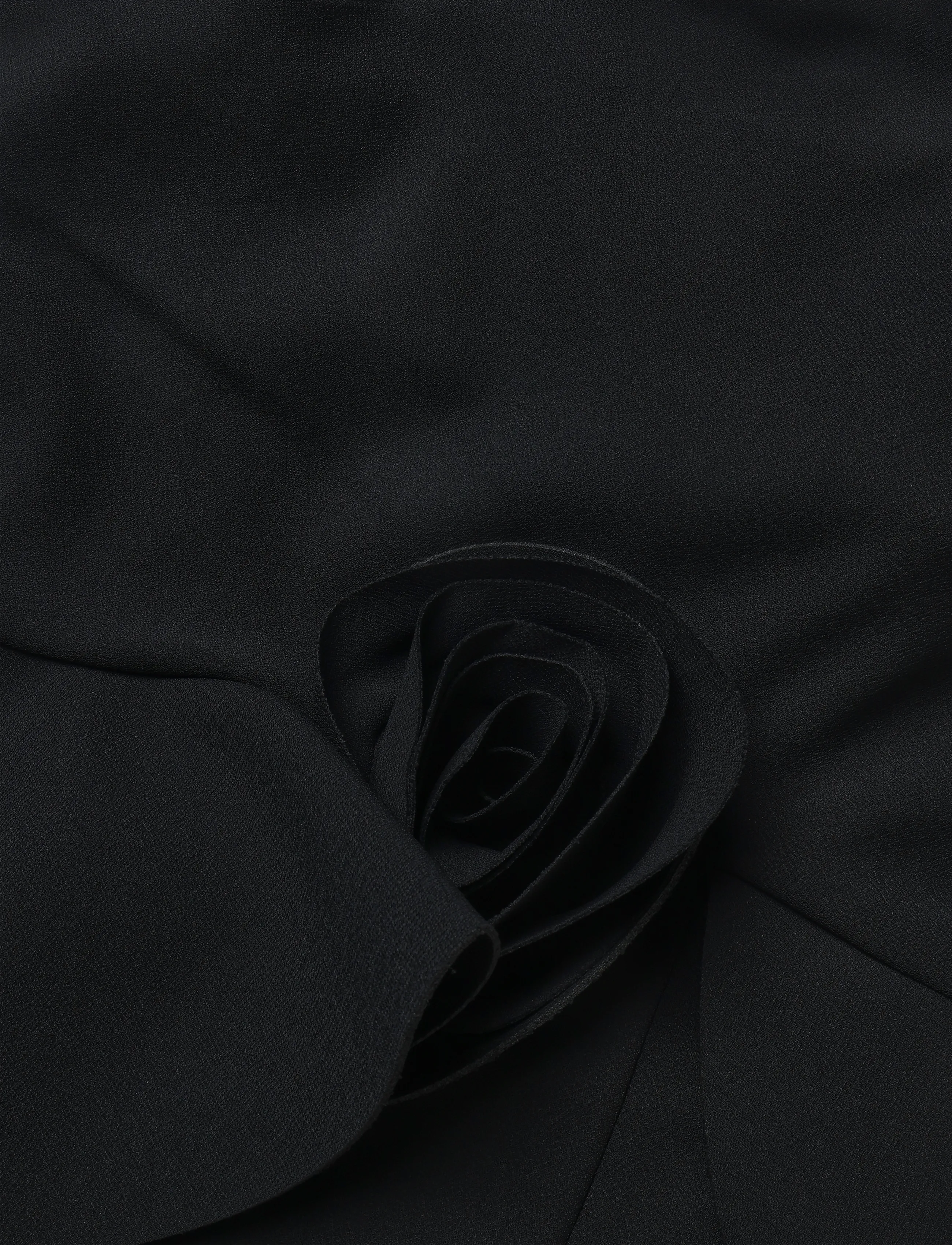 ROTATE - LONG FLOWER STRAPLESS DRESS - black - 5