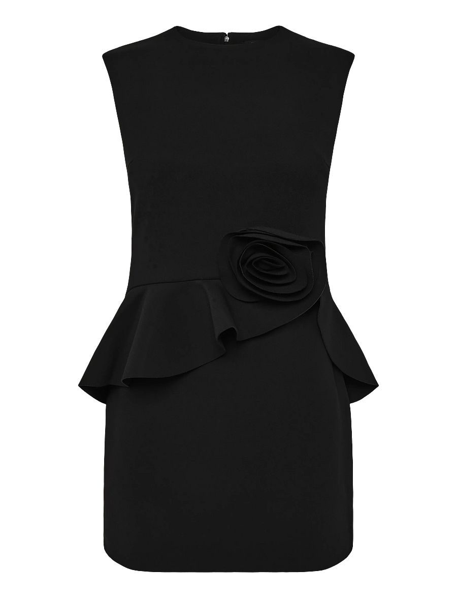 ROTATE - ROSE MINI DRESS - black - 0