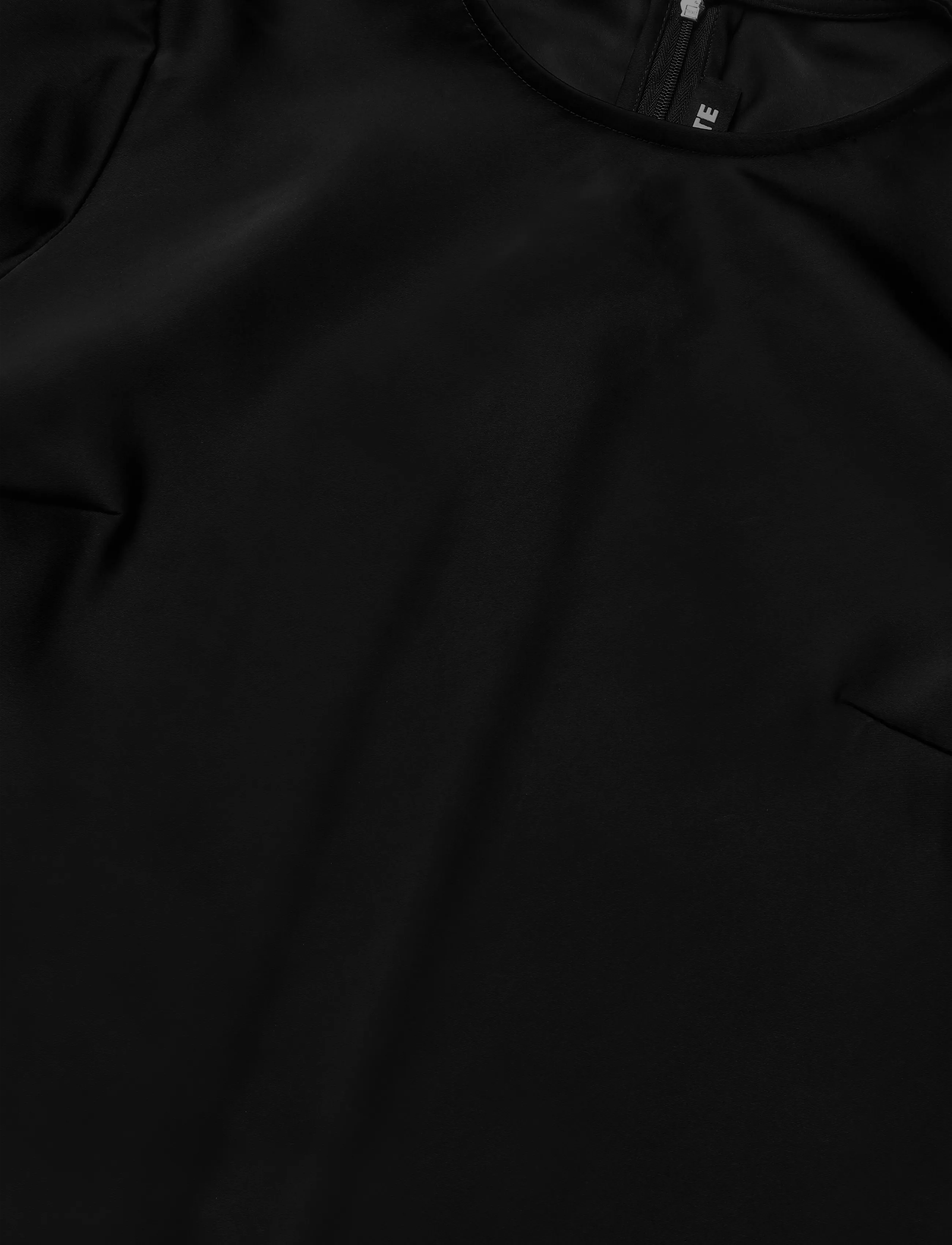 ROTATE - MAXI LS SLIT DRESS - aftonklänningar - black - 4