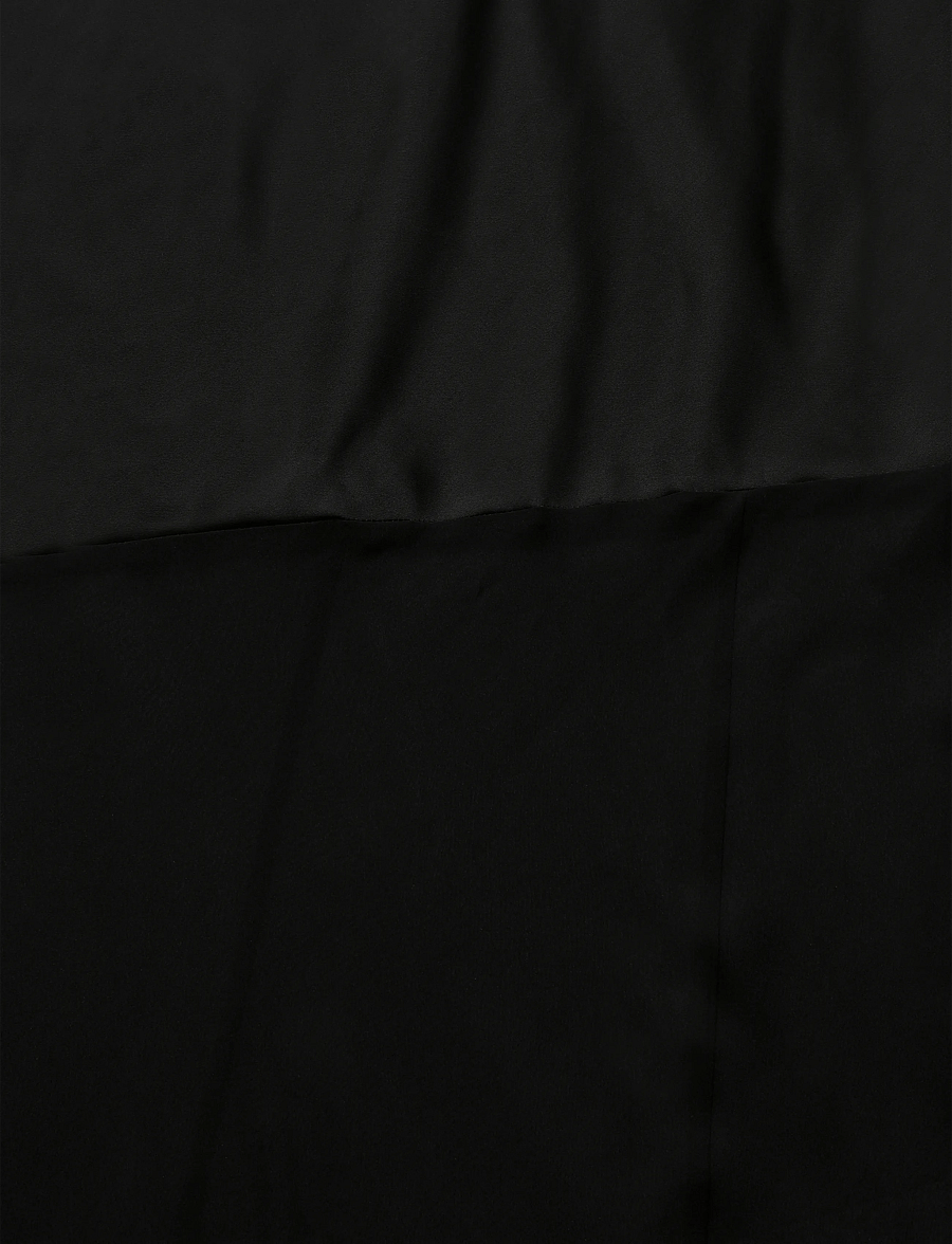 ROTATE - MAXI LS SLIT DRESS - aftonklänningar - black - 5