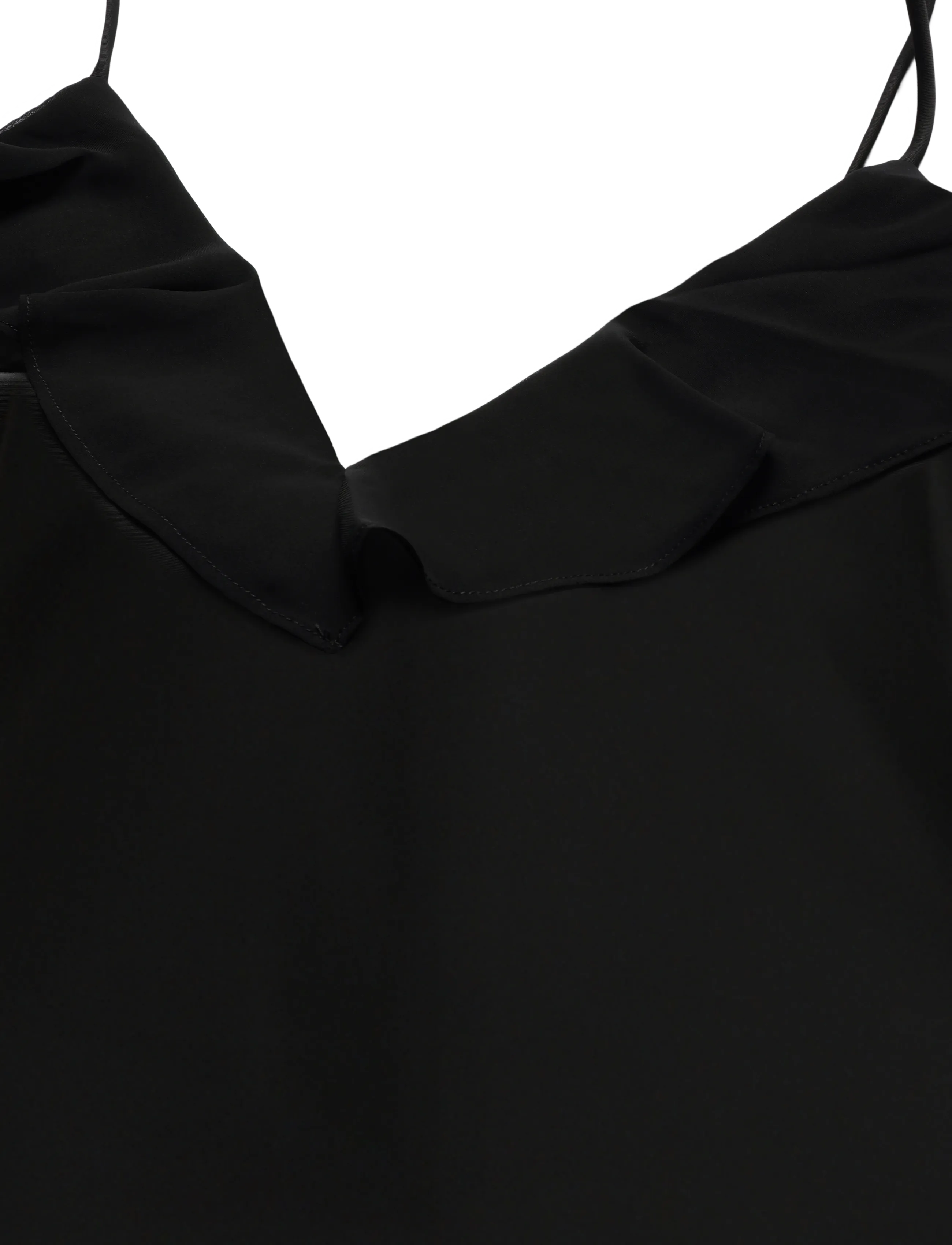 ROTATE - V-NECK SLIP DRESS - schlupfkleider - black - 2