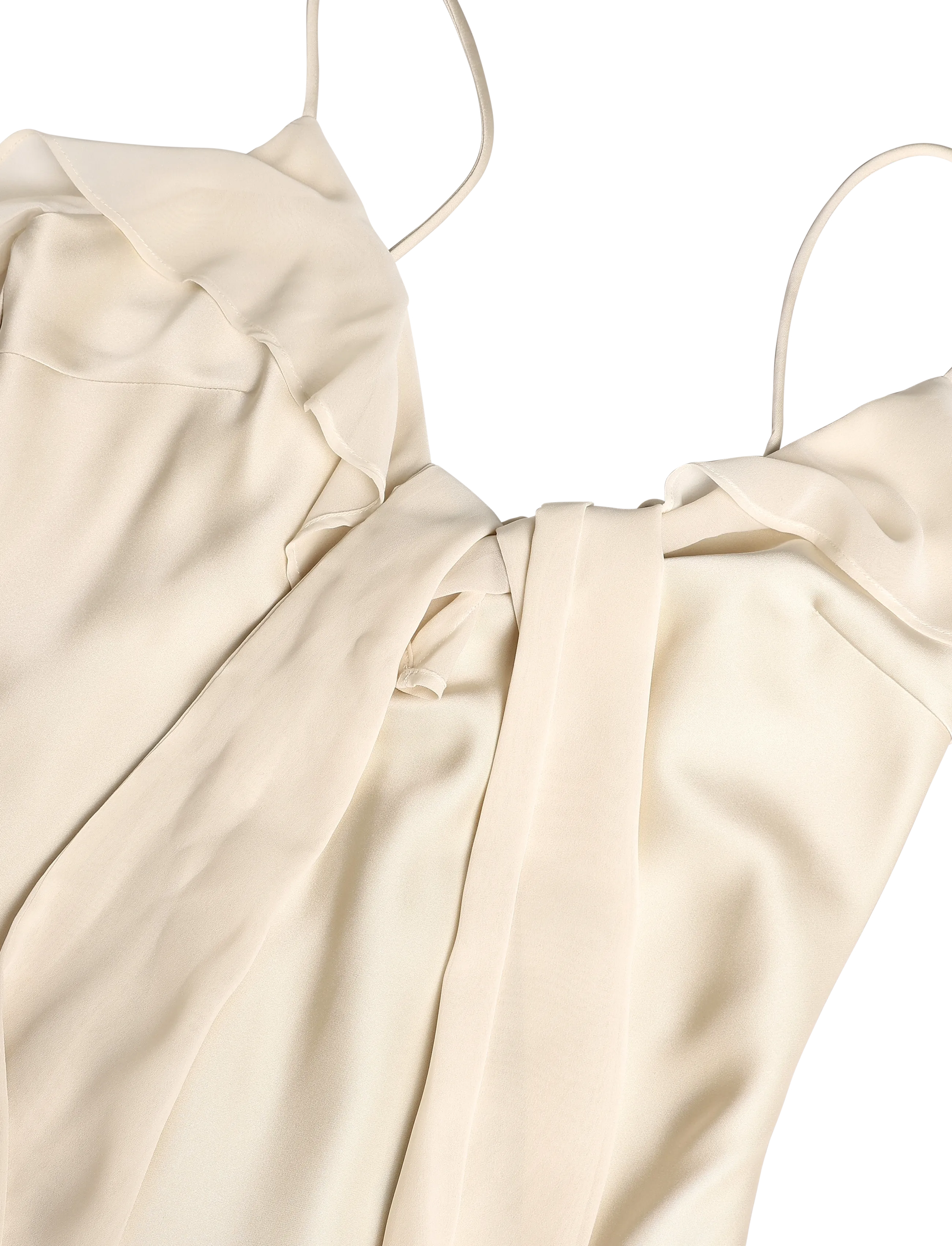 ROTATE - V-NECK SLIP DRESS - turtledove - 5