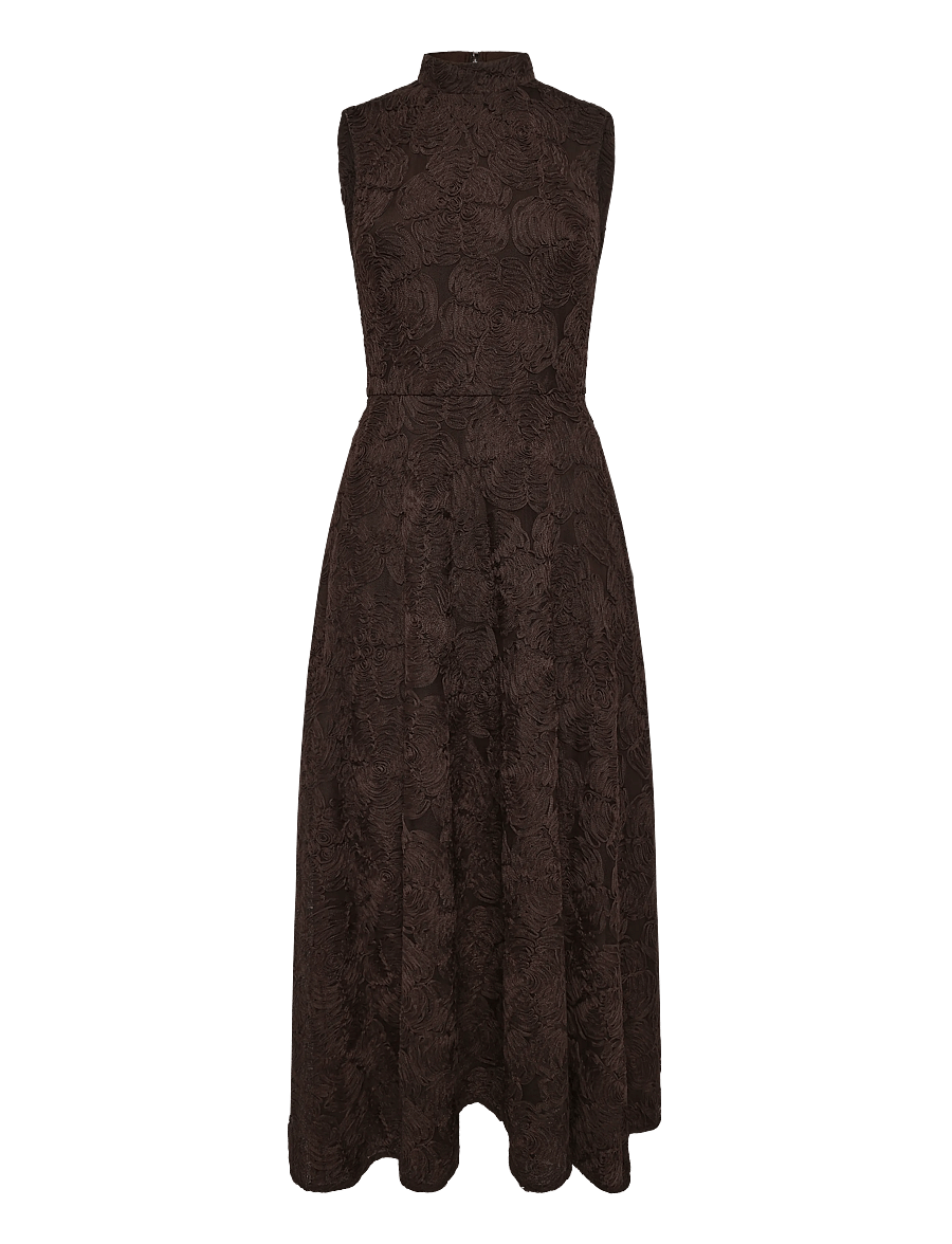 ROTATE - FLOWER MESH FLARED DRESS - spitzenkleider - molÉ - 0